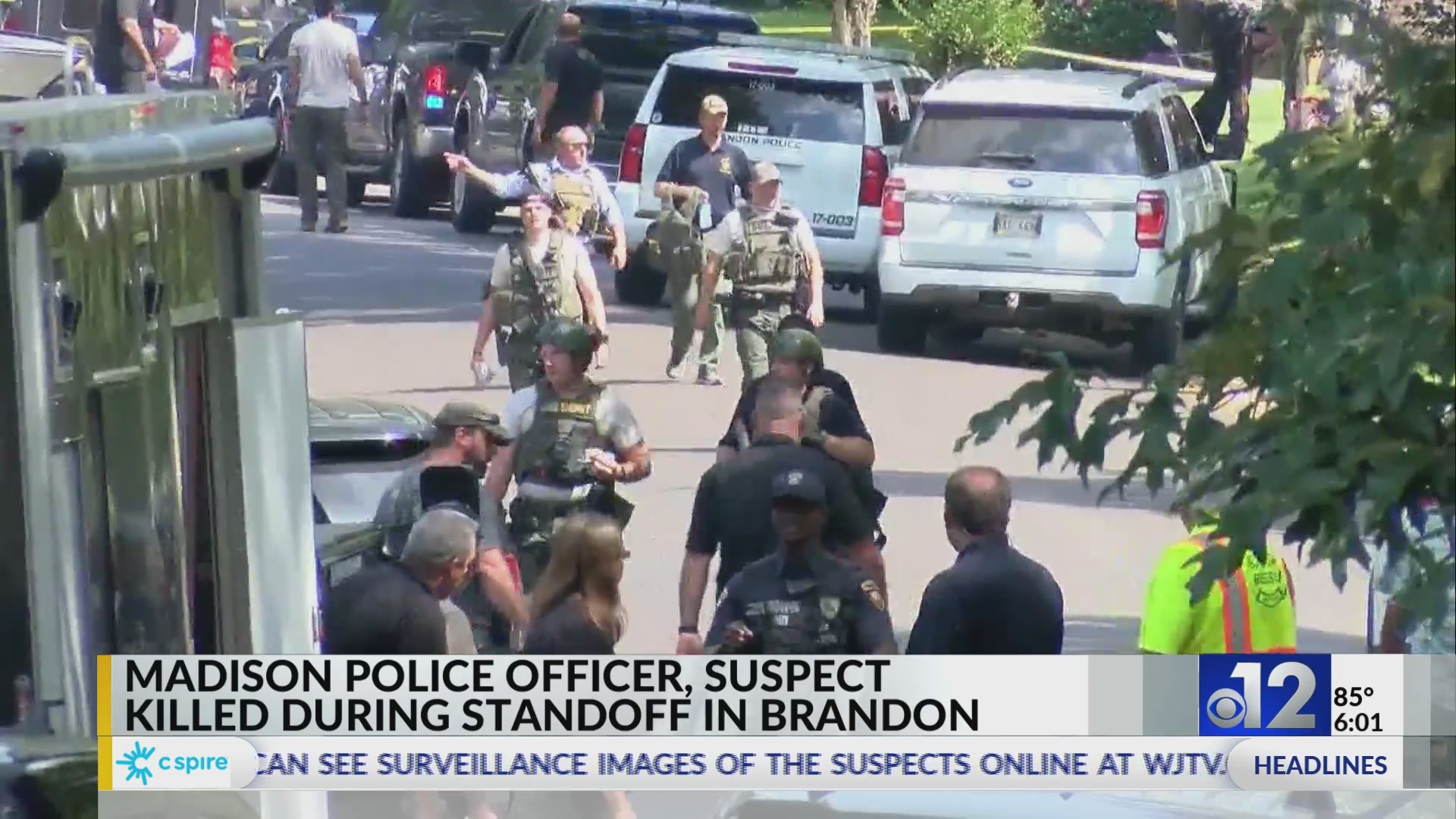Madison police officer, suspect killed during standoff in Brandon