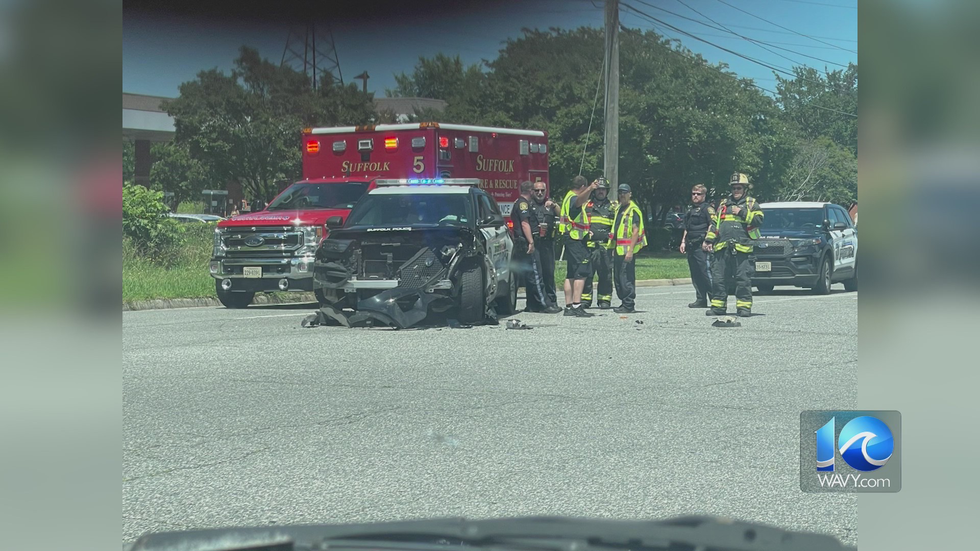 Driver of stolen vehicle crashes into police vehicle – WAVY.com