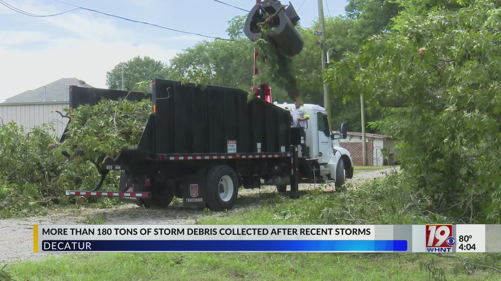 Over 180 Tons of Storm Debris Collected in Decatur After Recent Storms ...