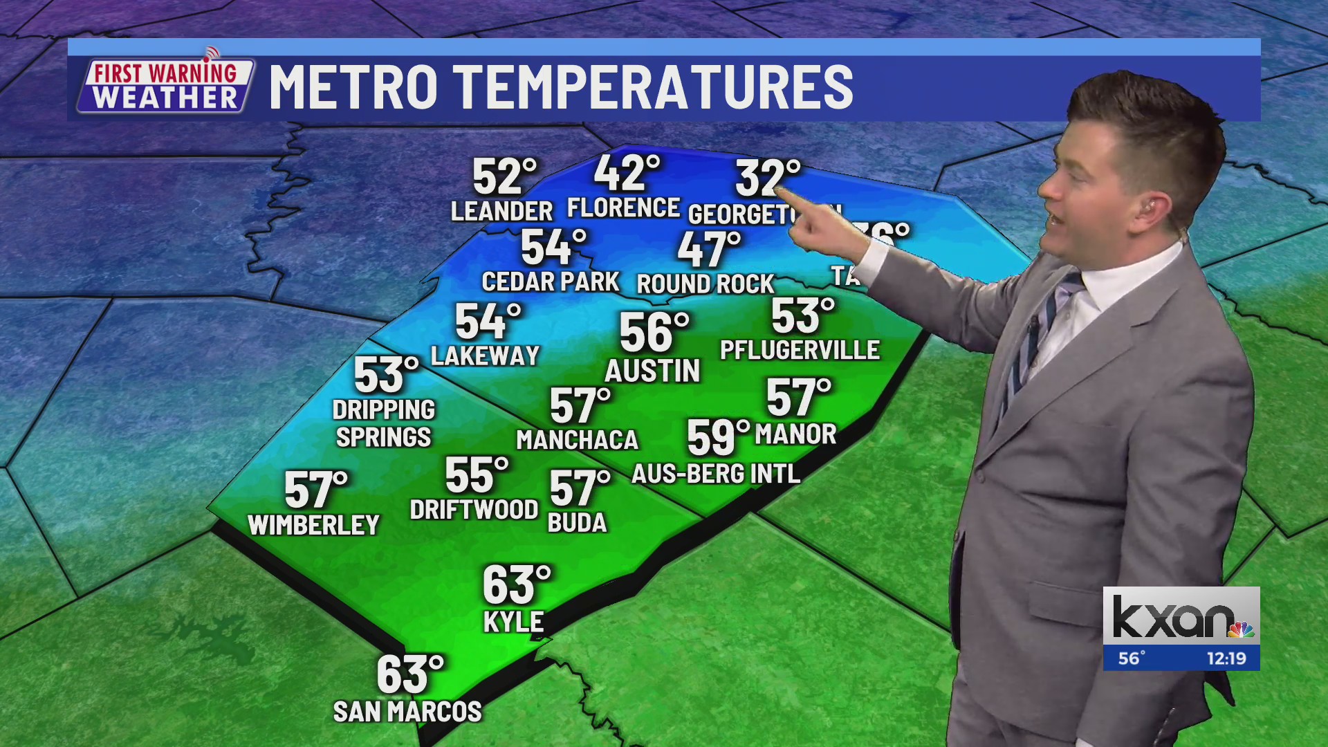 First Warning Weather with Meteorologist Nick Bannin KXAN Austin
