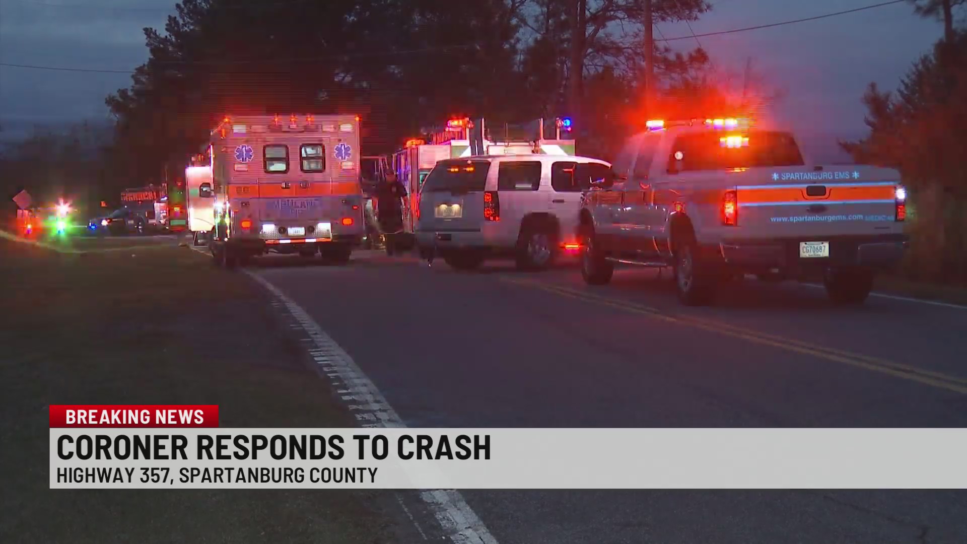 Coroner responds to fatal wreck in Spartanburg County – WSPA 7NEWS
