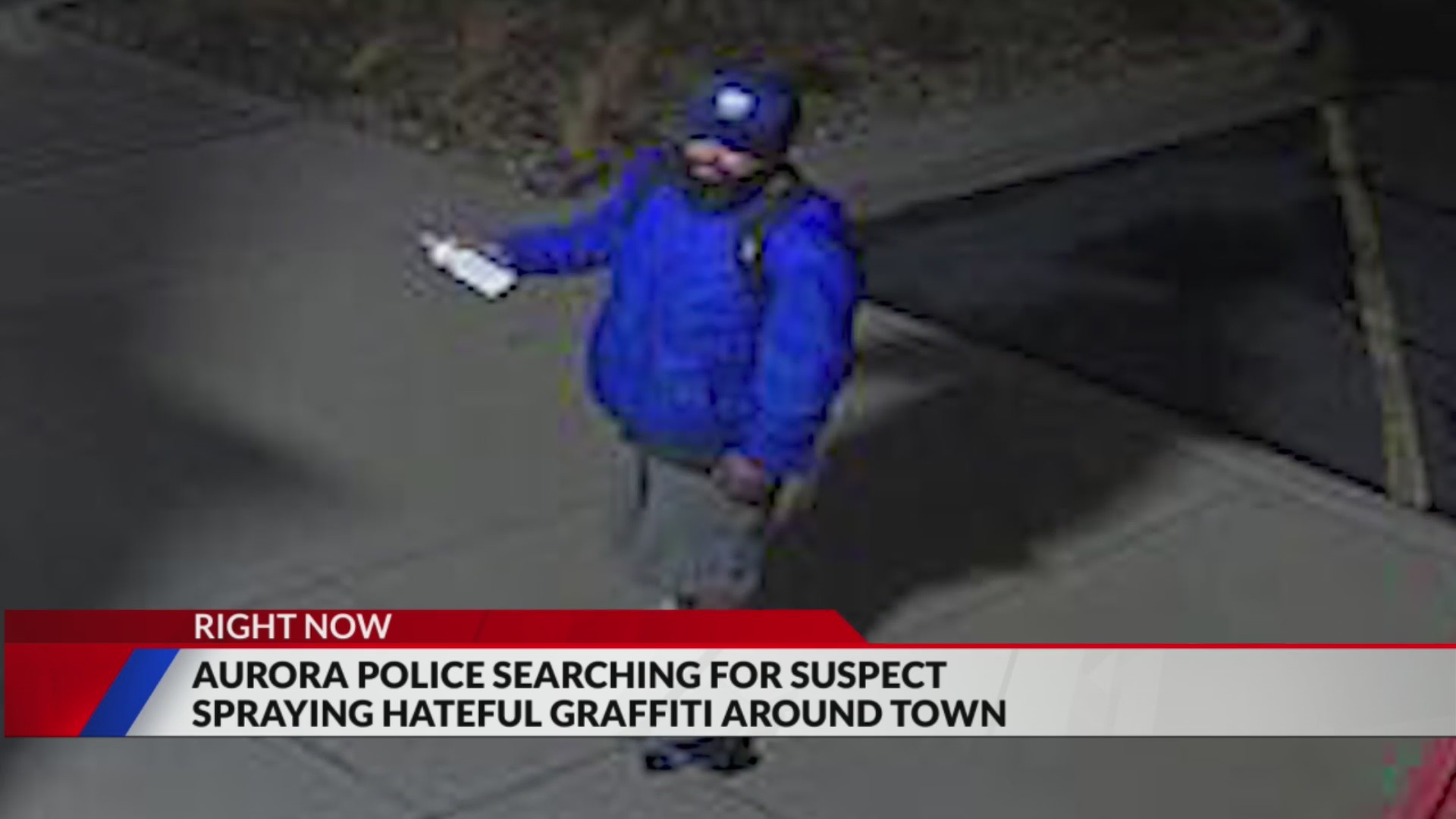 Aurora police search for hate graffiti suspect – FOX31 Denver