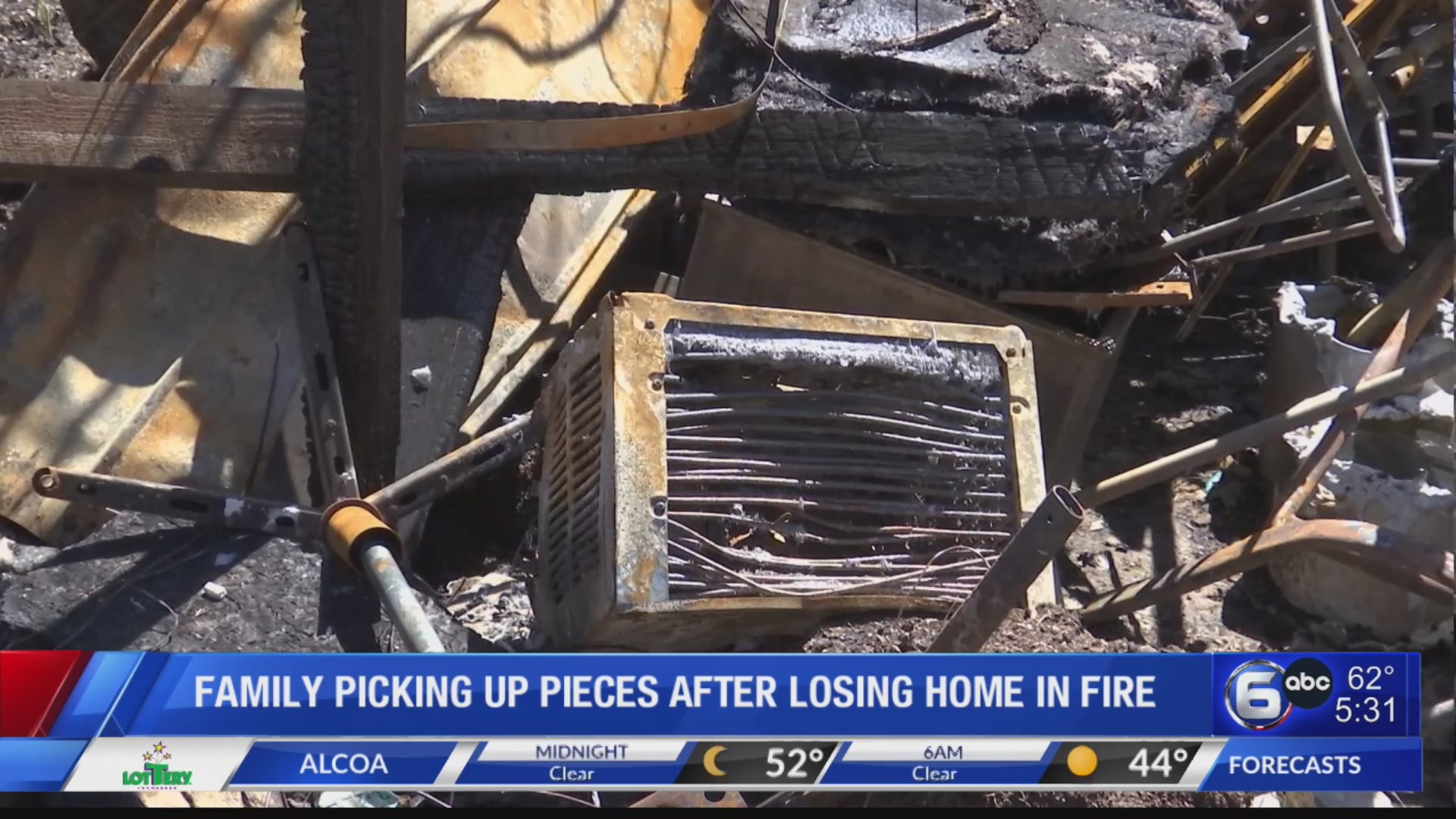Family Picking Up Pieces After Losing Home in Fire – WATE 6 On Your Side