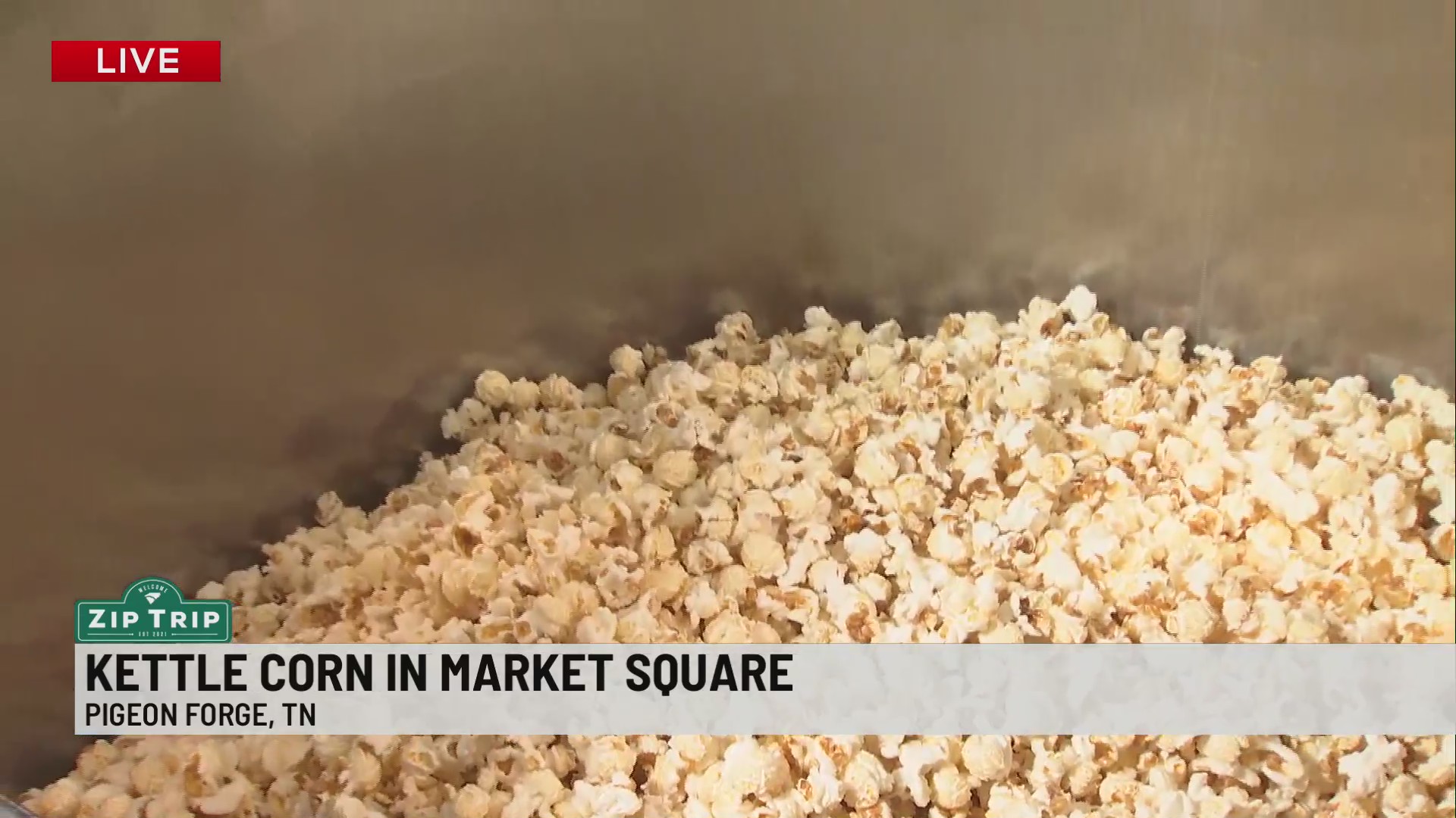 Zip Trip Kettle Korn in Dollywood’s Market Square WSPA 7NEWS