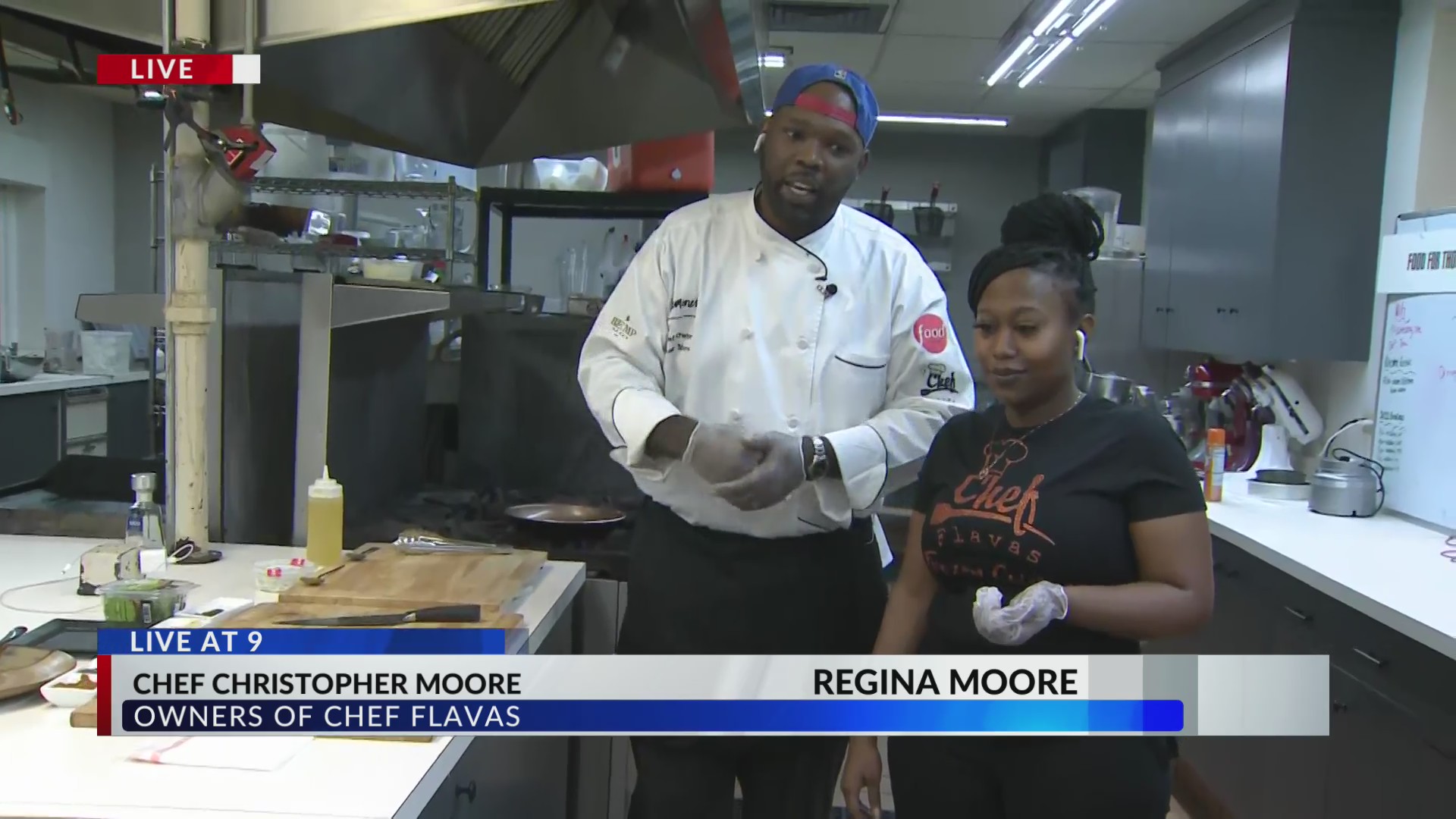 Chef Flavas serves up a delicious meal