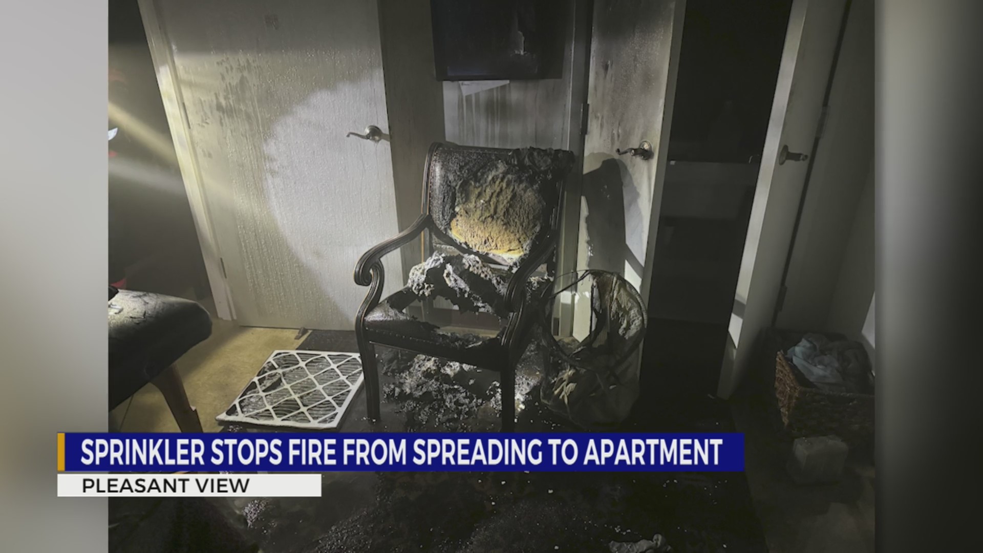 Sprinkler stops fire from spreading to TN apartment – WKRN News 2