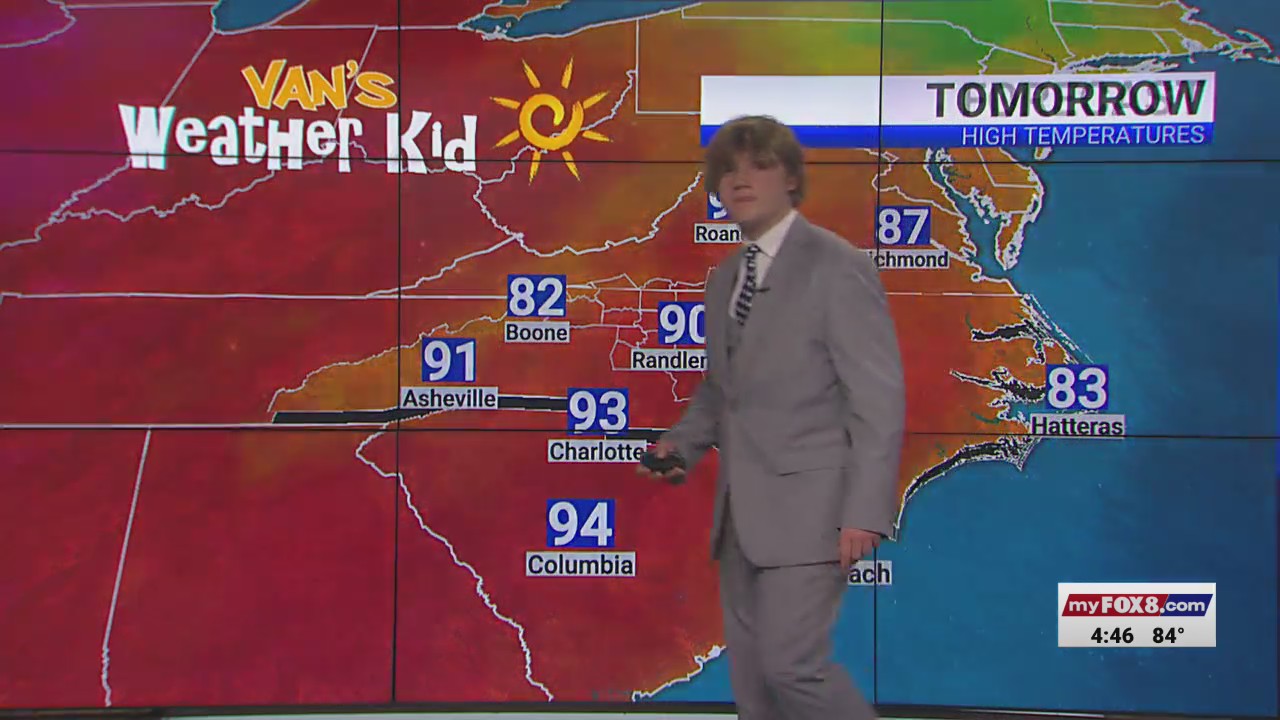 Van’s Weather Kid Mason Hedrick FOX8 WGHP
