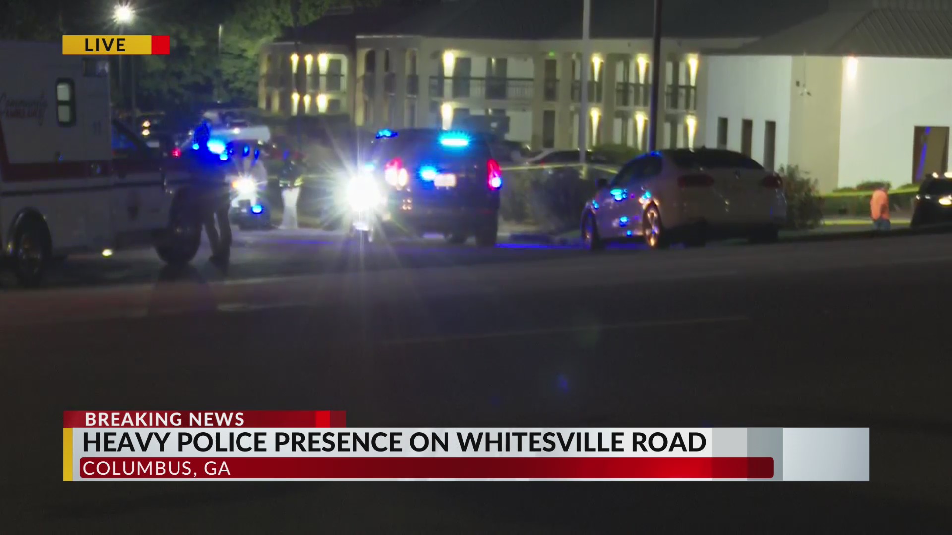 Heavy Police Presence on Whitesville Road 11p WRBL