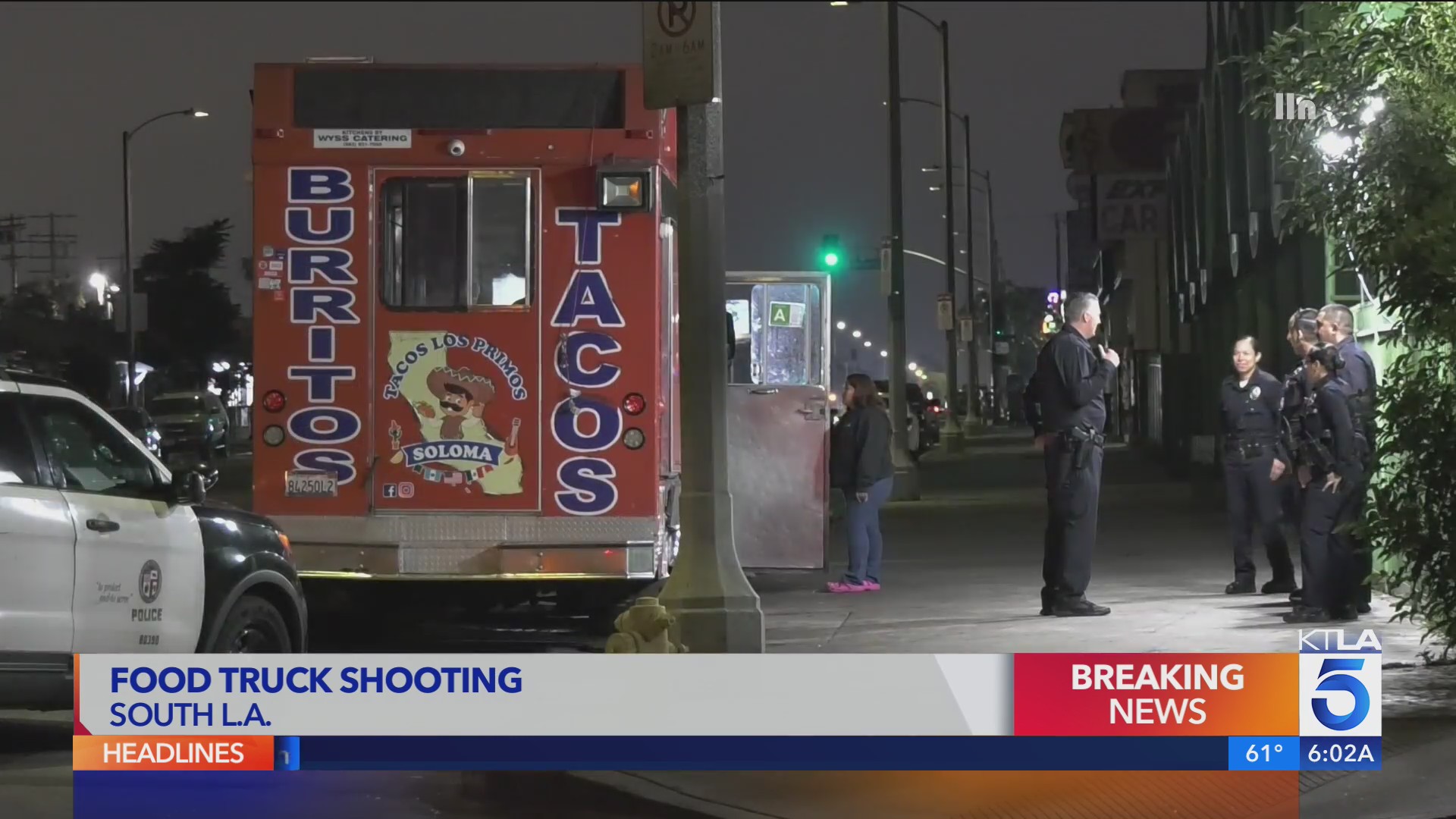 Police investigate 5th taco truck incident in South L.A. area – KTLA