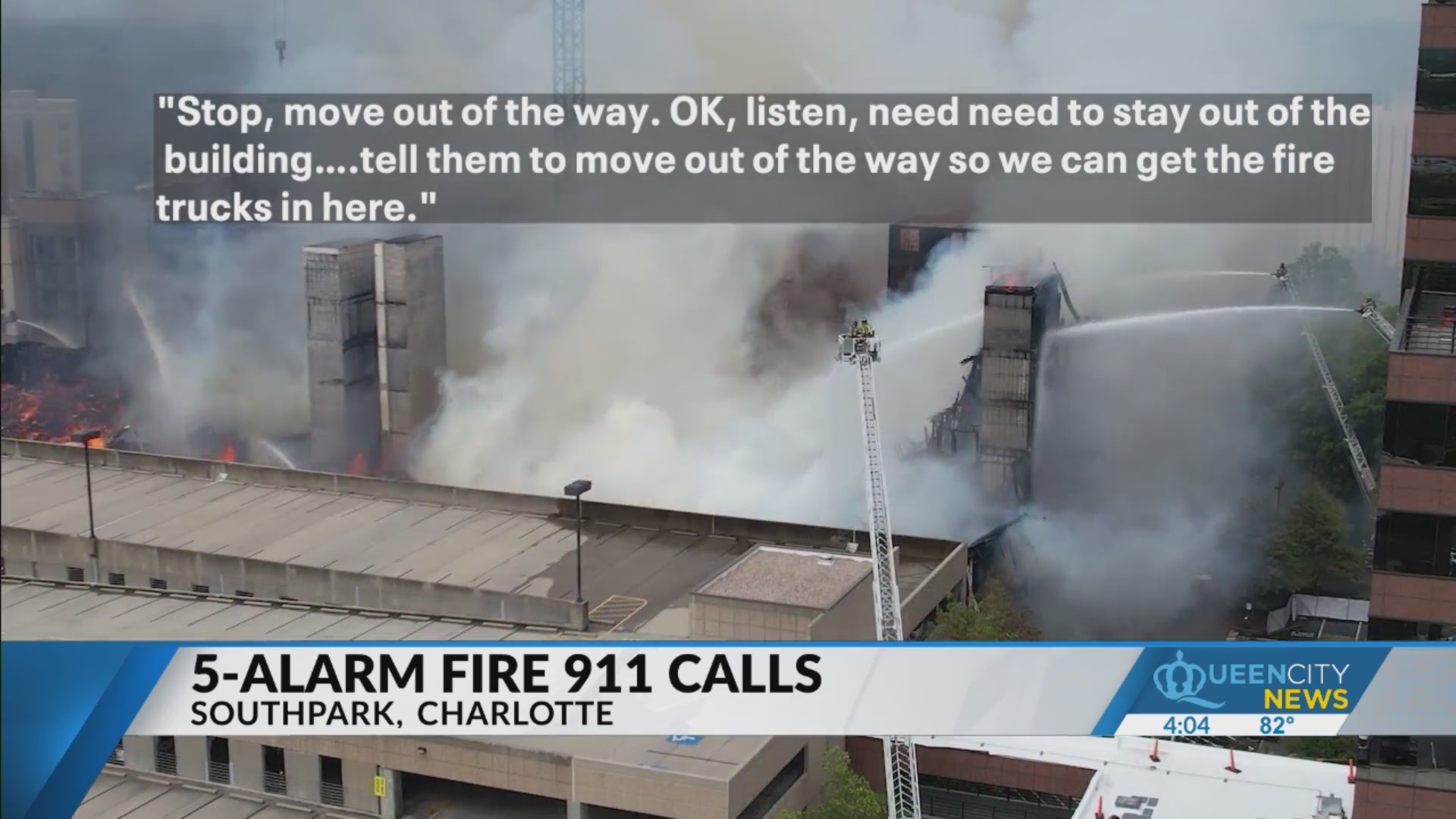 911 calls released in deadly SouthPark fire – Queen City News