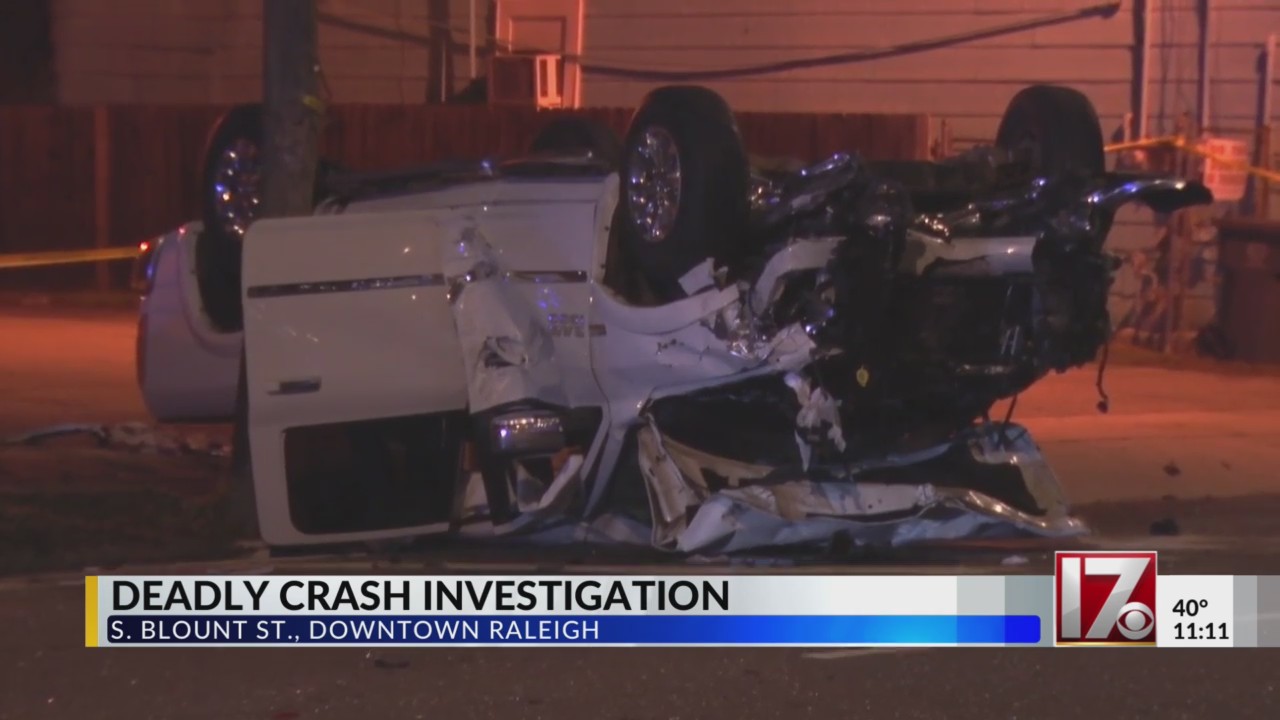 1 killed in 2-vehicle crash in downtown Raleigh – CBS17.com