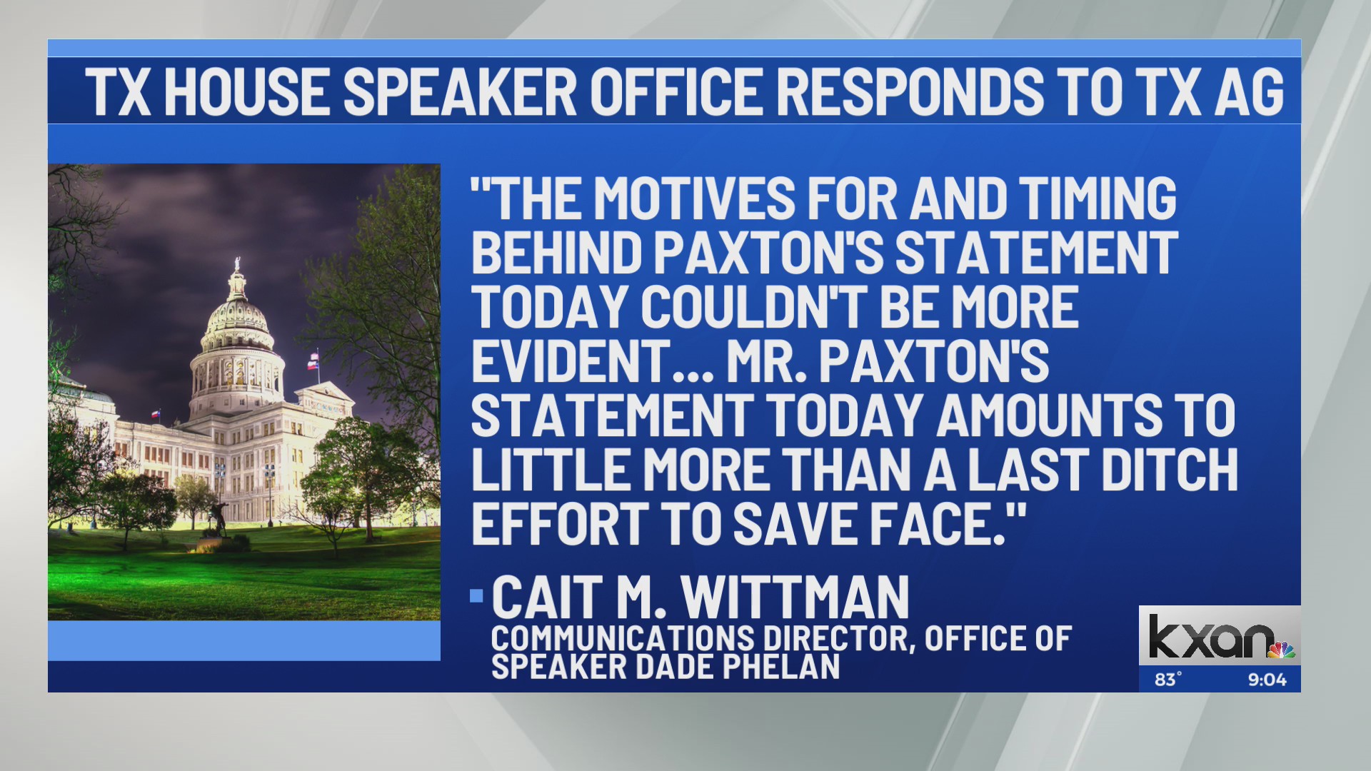 Texas Attorney General Paxton under investigation for whistleblower settlement KXAN Austin