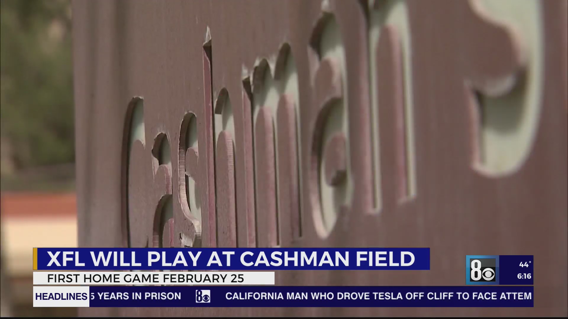 XFL will play at Cashman Field – KLAS