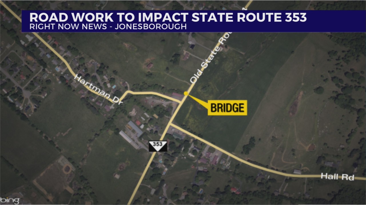Road work to impact traffic on State Route 353 in Jonesborough through ...