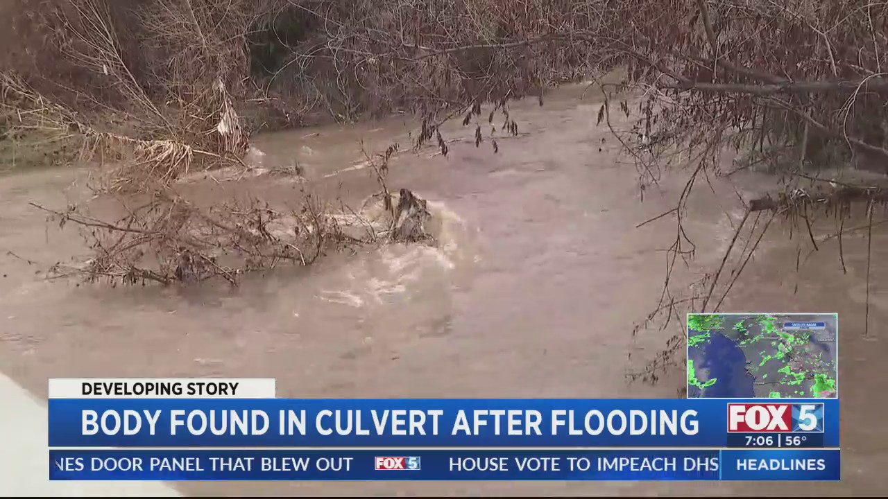Body Found In Culvert After Flooding – FOX 5 San Diego & KUSI News