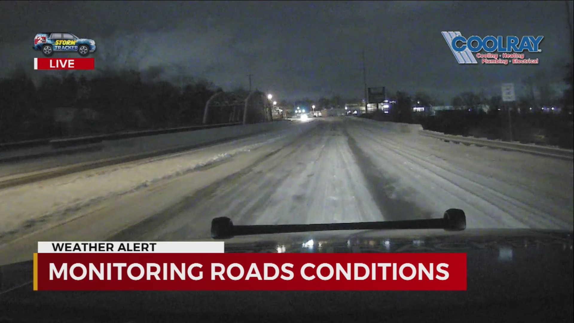 Monitoring road conditions on Lebanon Pike – WKRN News 2
