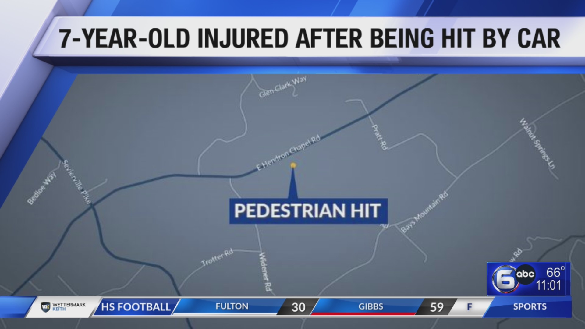 Child struck by car while boarding school bus in Knoxville – WATE 6 On ...