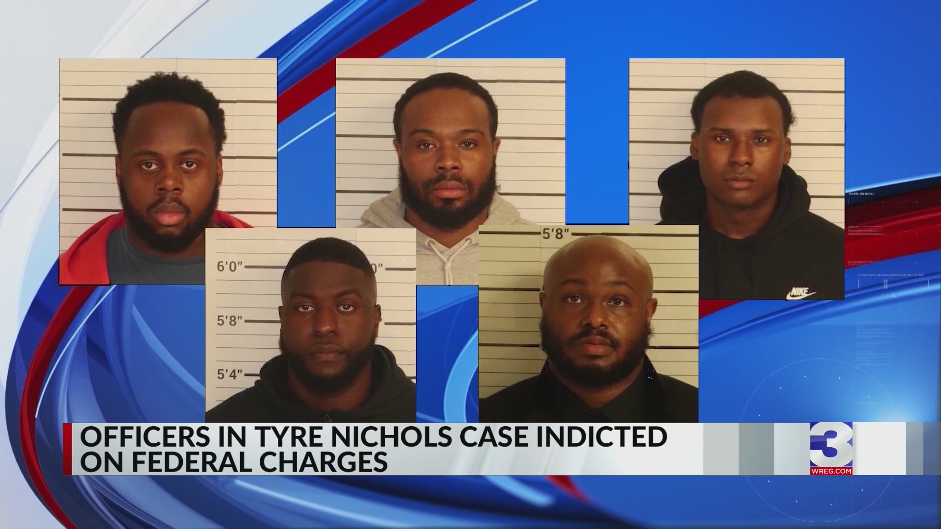 Five former Memphis officers federally indicted in Tyre Nichols case – WFLA