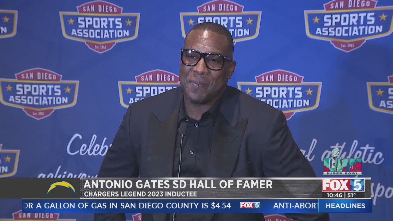 Antonio Gates SD Hall Of Famer – FOX 5 San Diego & KUSI News