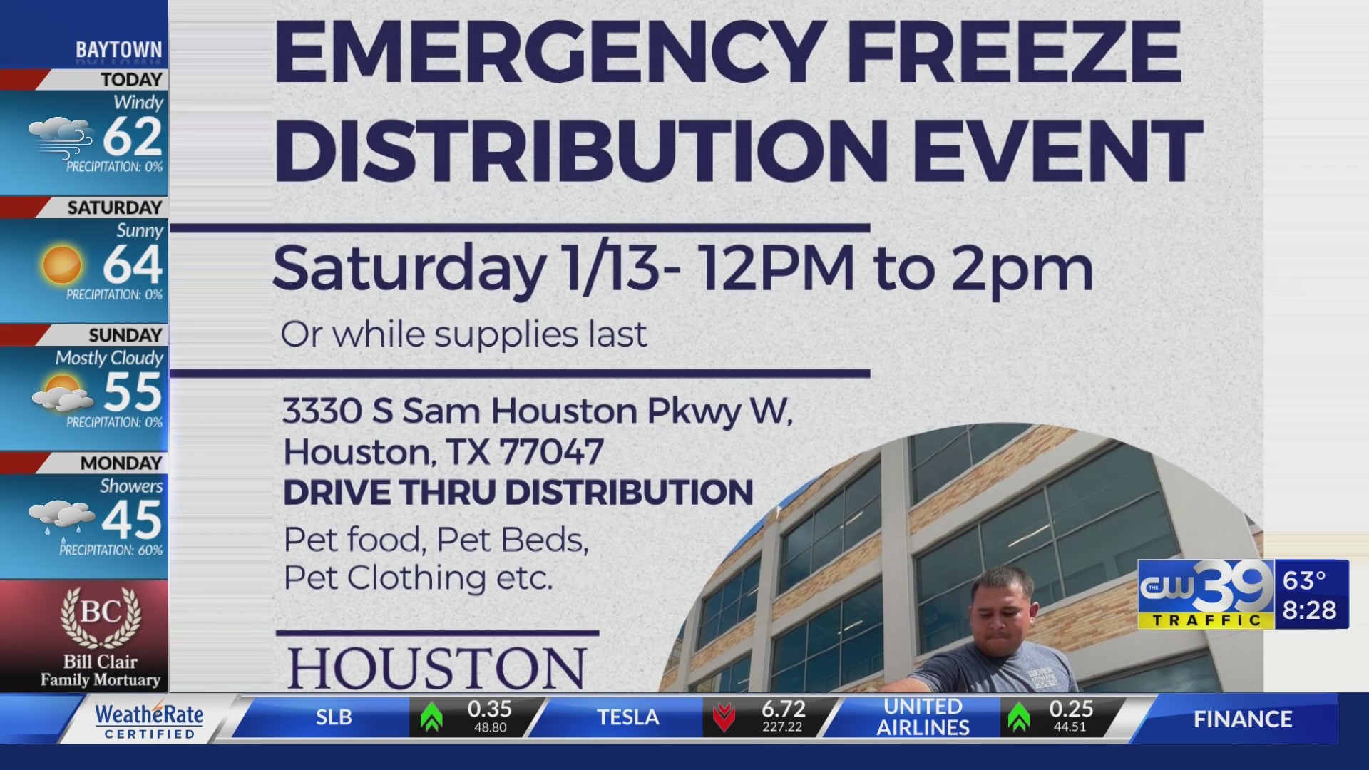 CW39 FREE Emergency Freeze Distribution Event Houston Humane Society ...