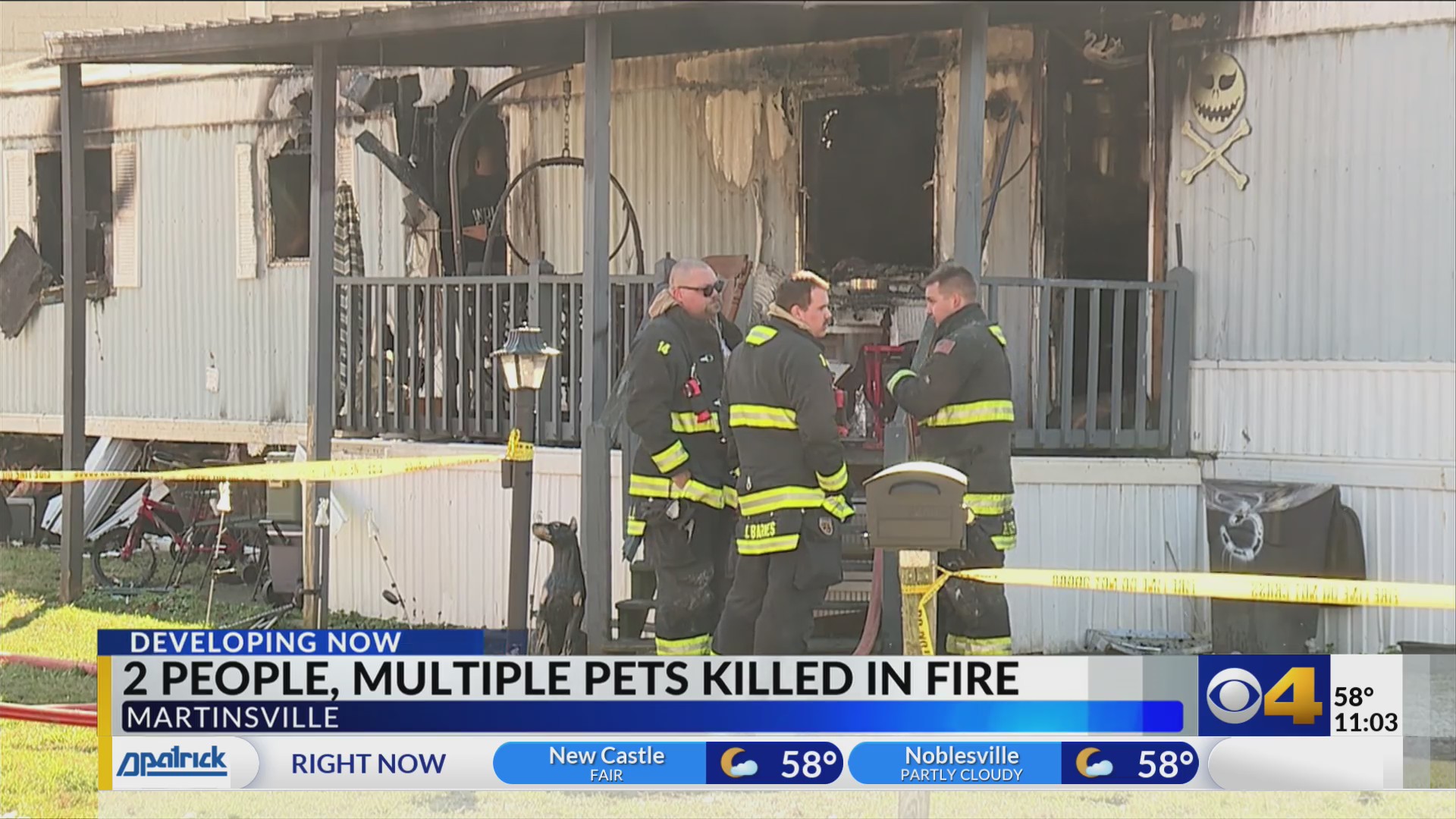 2 people, multiple pets dead after fire in Martinsville – Fox 59