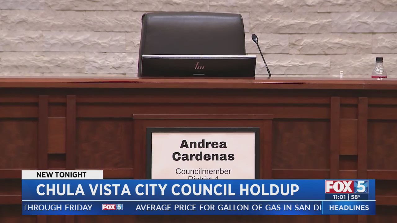 Chula Vista City Council Holdup – FOX 5 San Diego & KUSI News