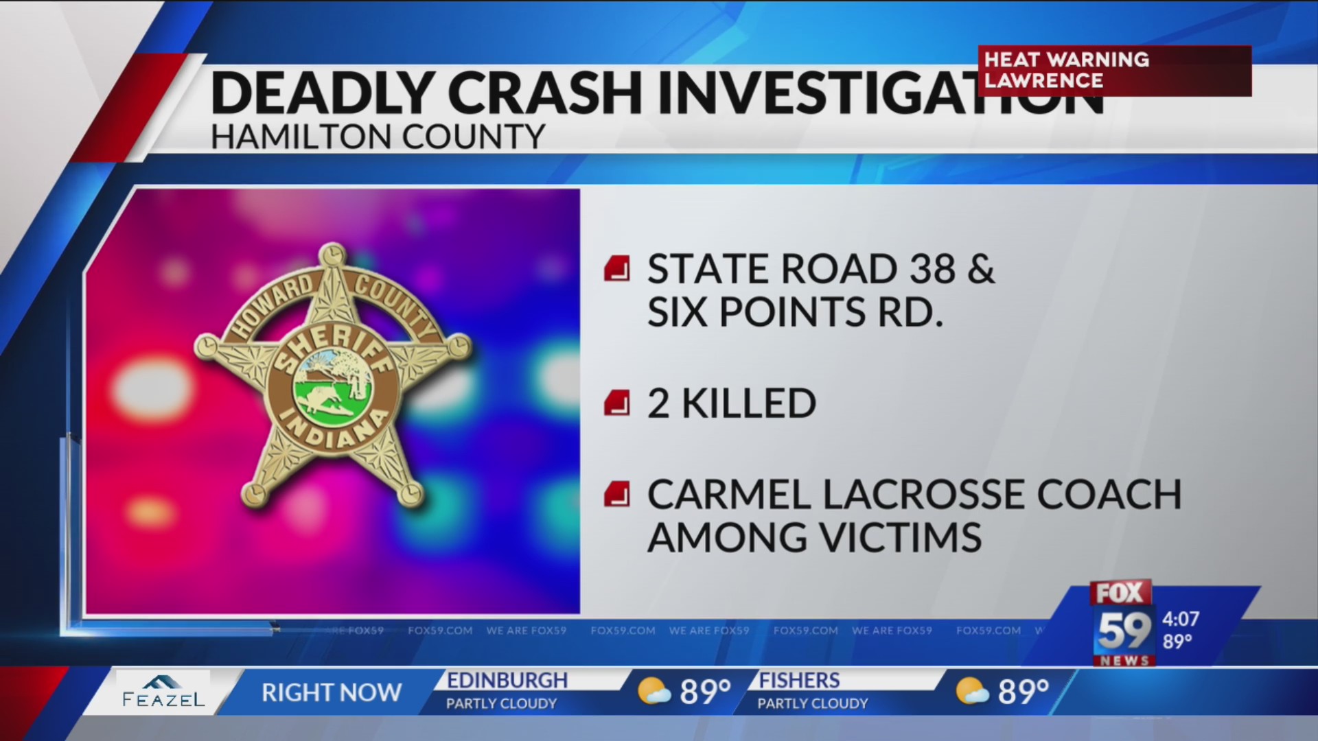 Carmel High School lacrosse head coach killed in crash Fox 59