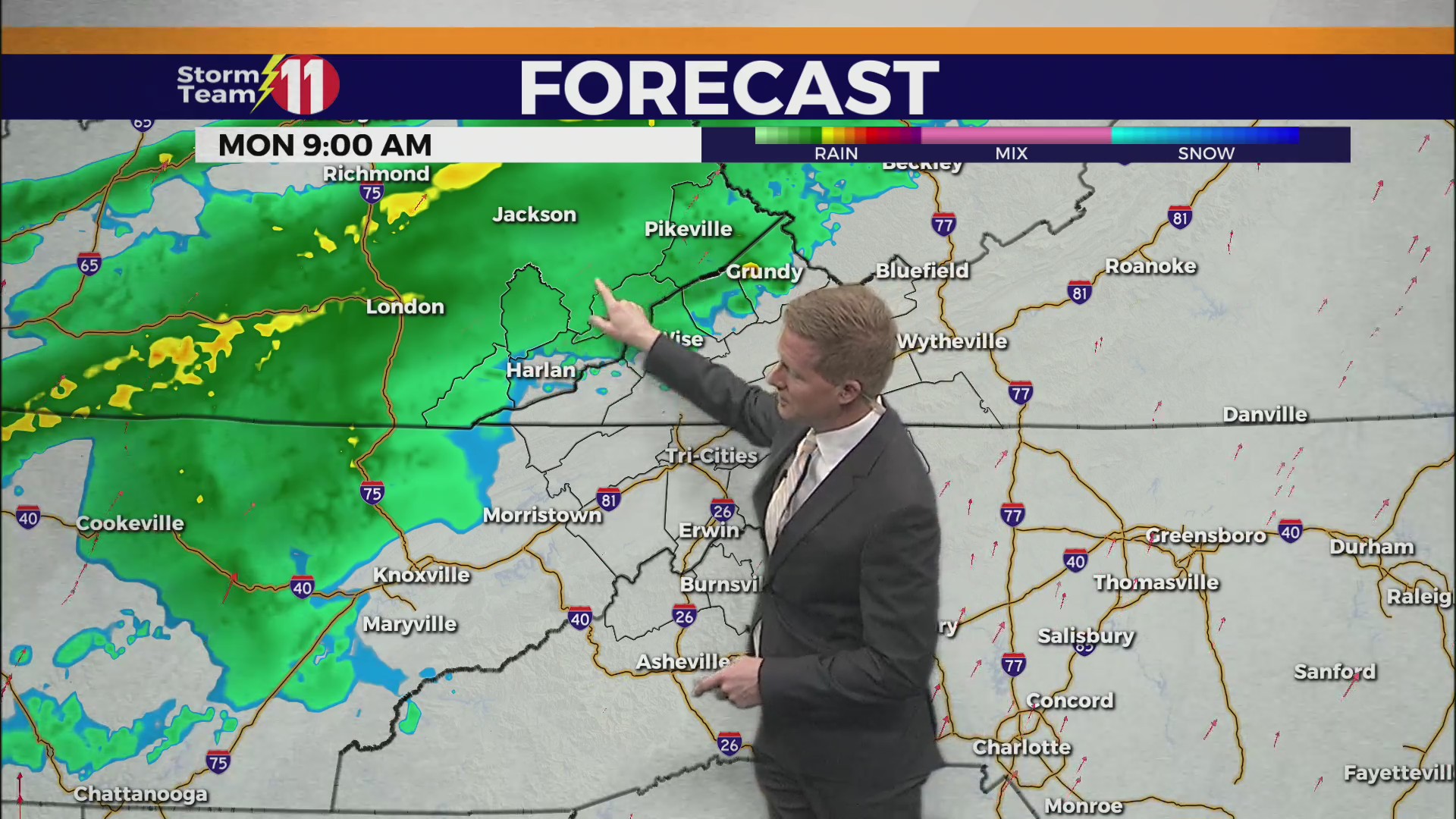 Scattered showers today – WJHL | Tri-Cities News & Weather