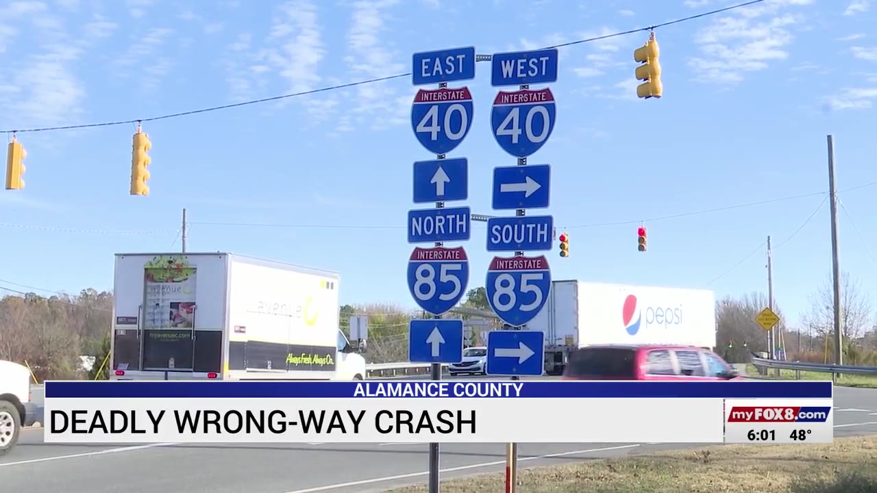 Deadly wrongway crash reported in Alamance County FOX8 WGHP