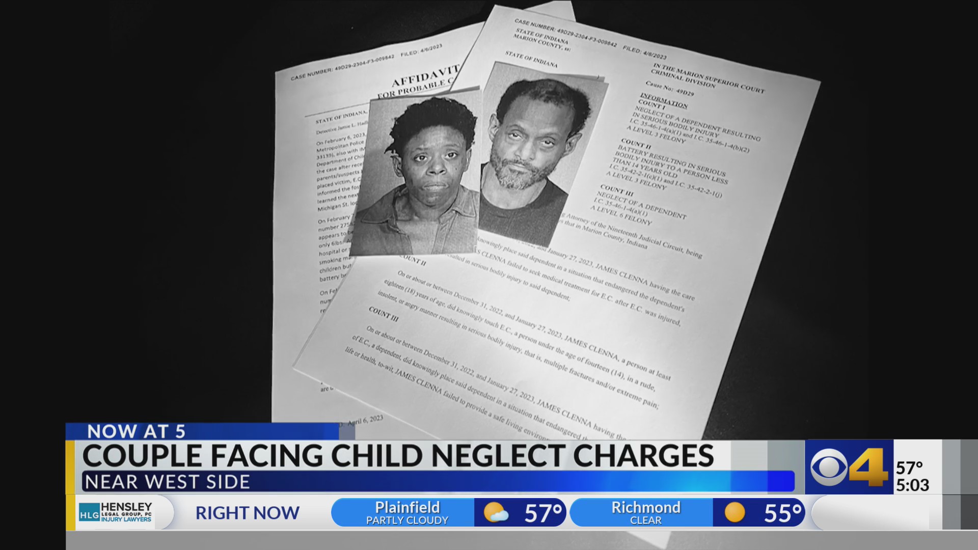 Indy couple is charged with child neglect after 1-month-old is found ...