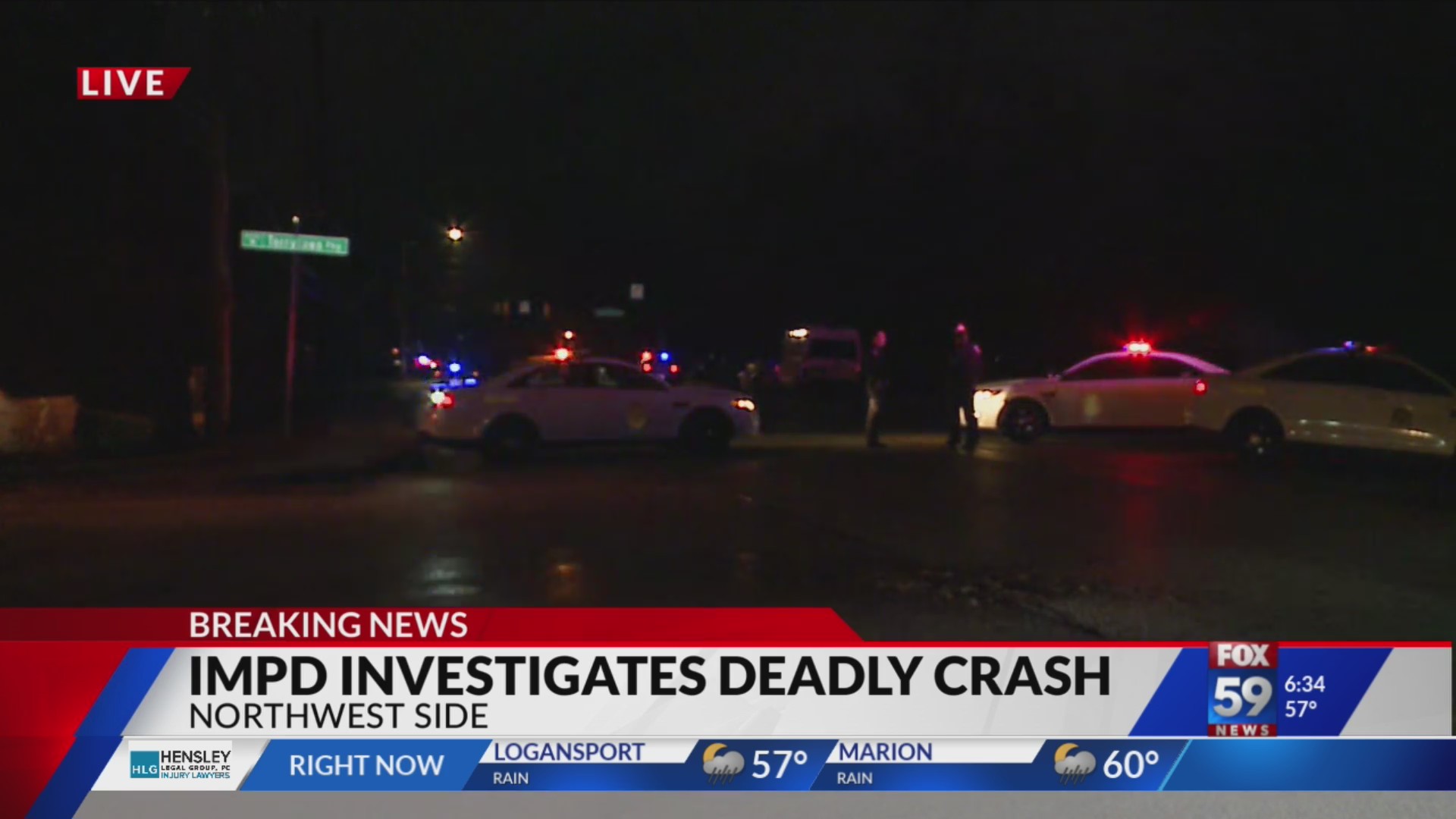 IMPD: Driver fleeing from police dies after crashing into pole – Fox 59