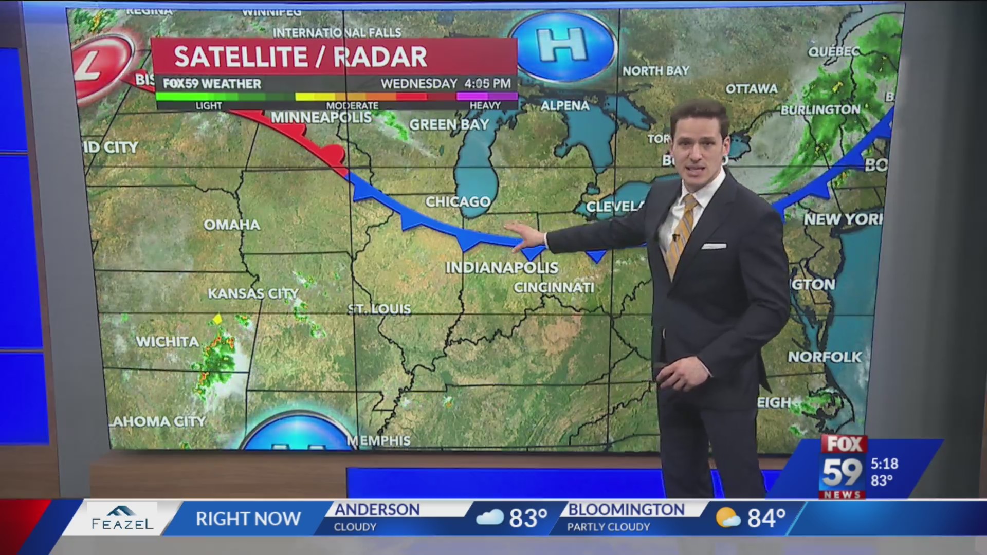 Cooler weather sets in before the weekend – Fox 59