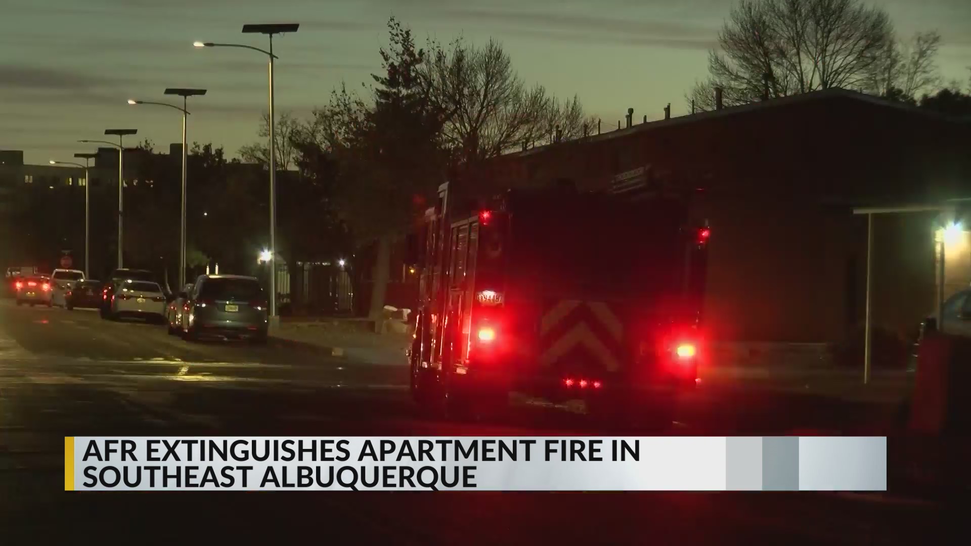 Albuquerque Fire Rescue responds to apartment fire KRQE NEWS 13