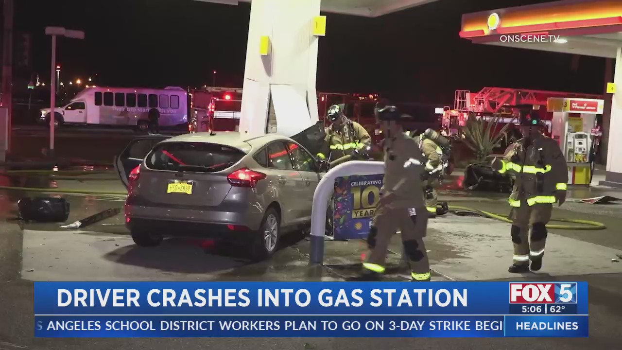 Driver Crashes Into Gas Station – FOX 5 San Diego & KUSI News