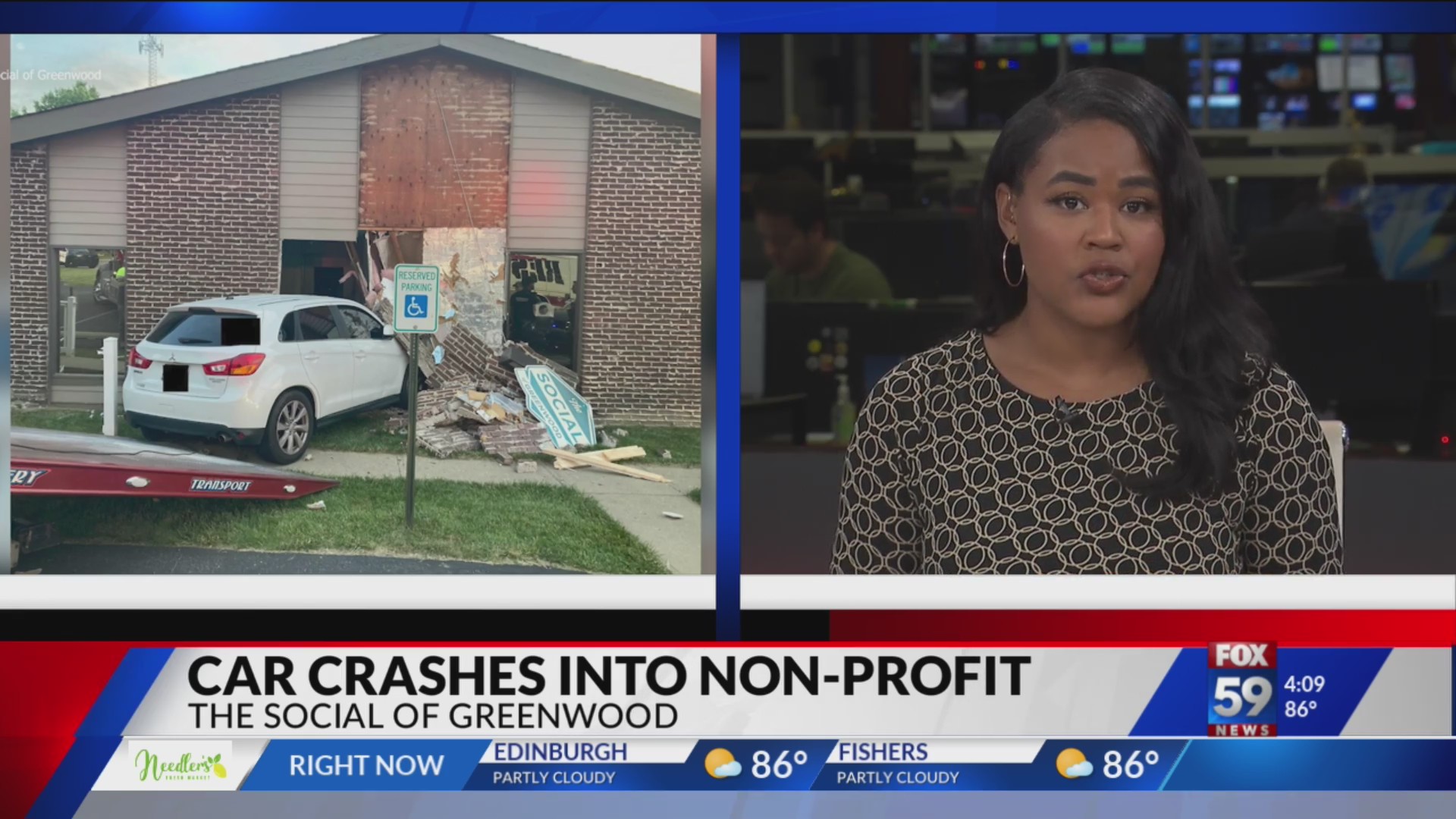 The Social of Greenwood closed after car crashes into building – Fox 59