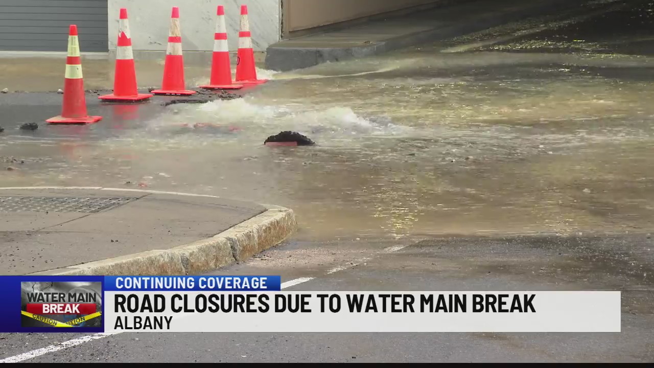 Road closures due to water main break – NEWS10 ABC