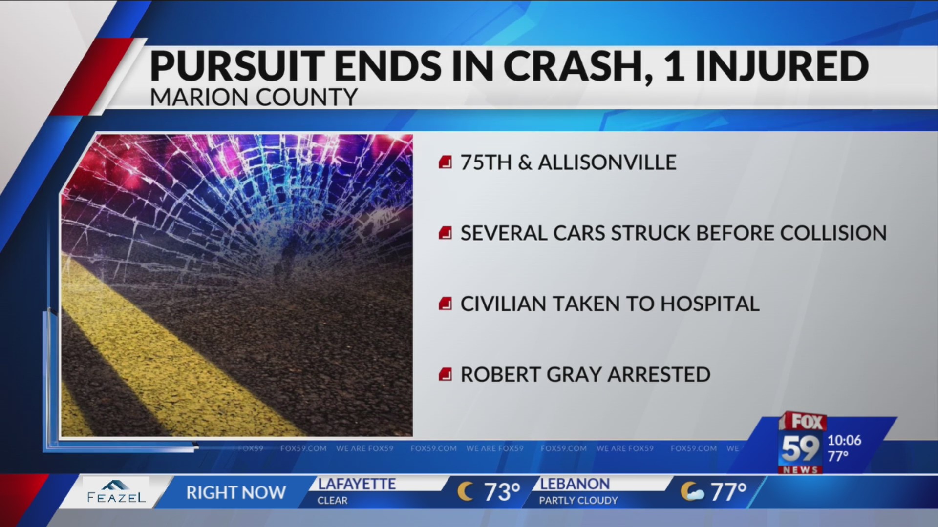 Marion County man arrested after police pursuit ends with vehicular ...
