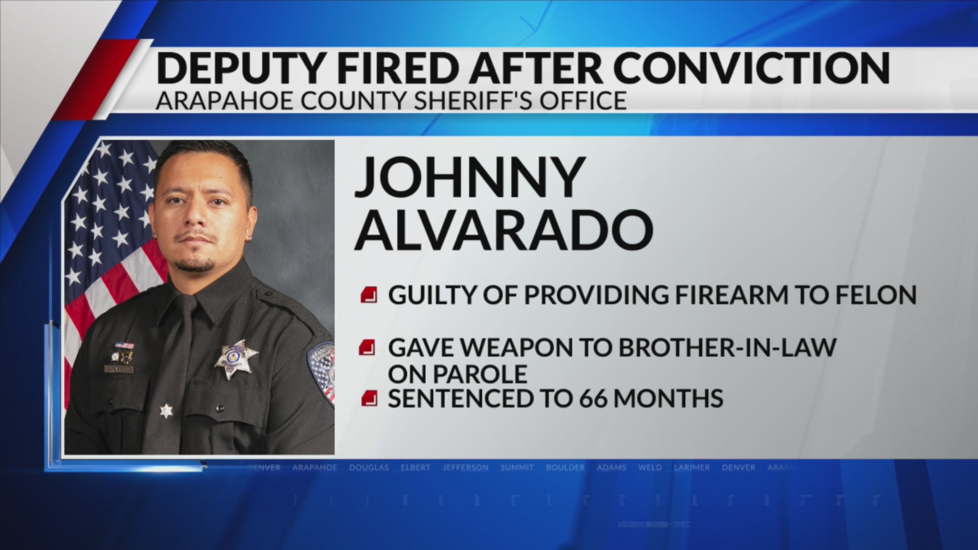 Arapahoe County deputy convicted of providing gun to felon – FOX31 Denver