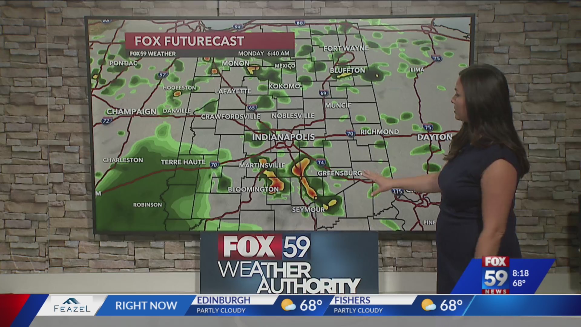Warm and humid day ahead; tracking evening shower chances – Fox 59