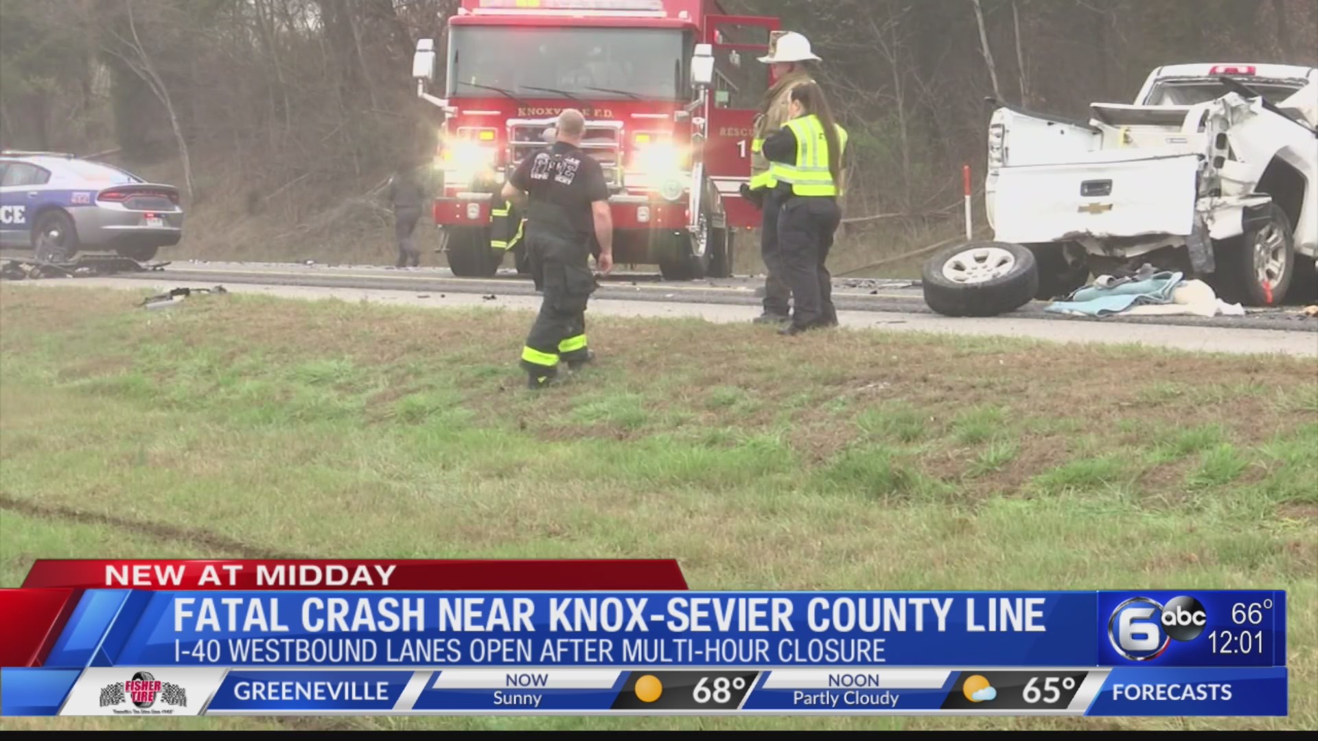 Fatal crash near Knox-Sevier county line – WATE 6 On Your Side