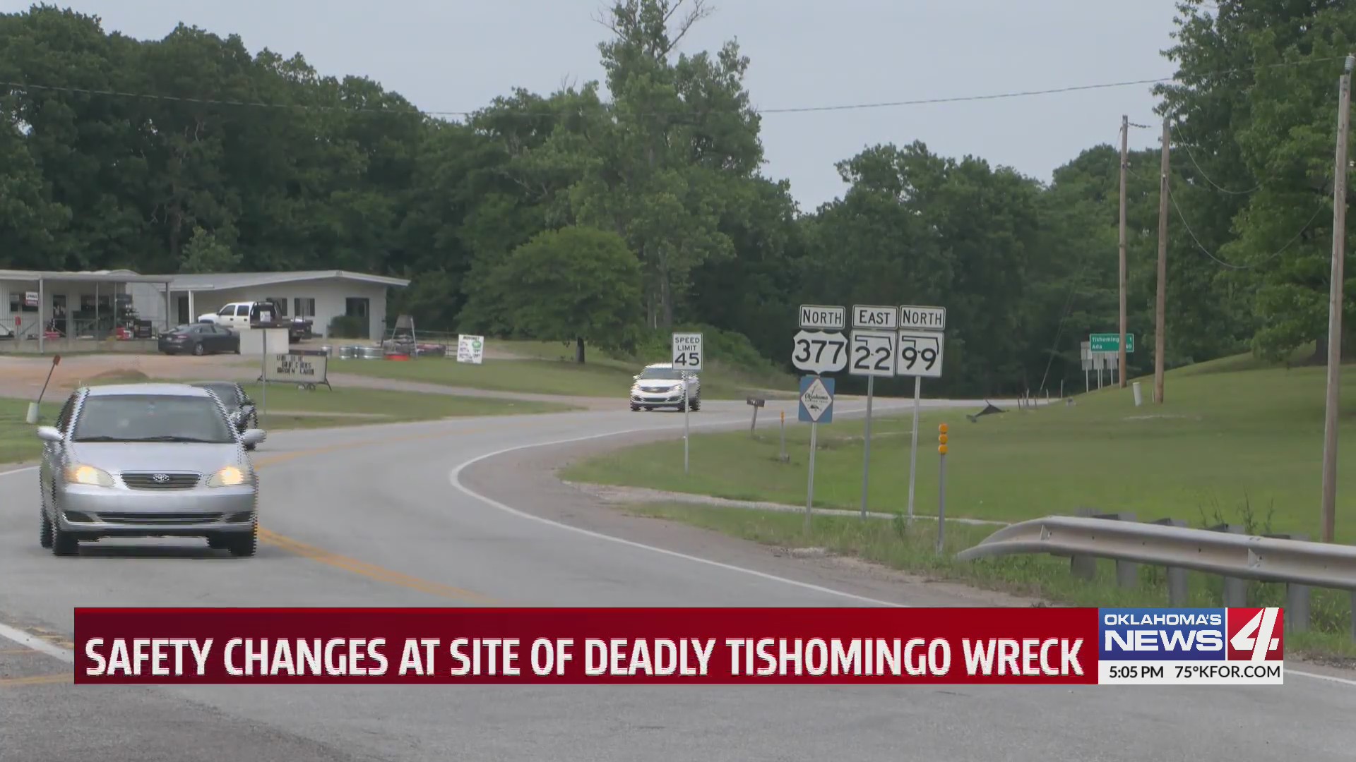 Safety changes at site of deadly Tishomingo crash that killed 6 teens