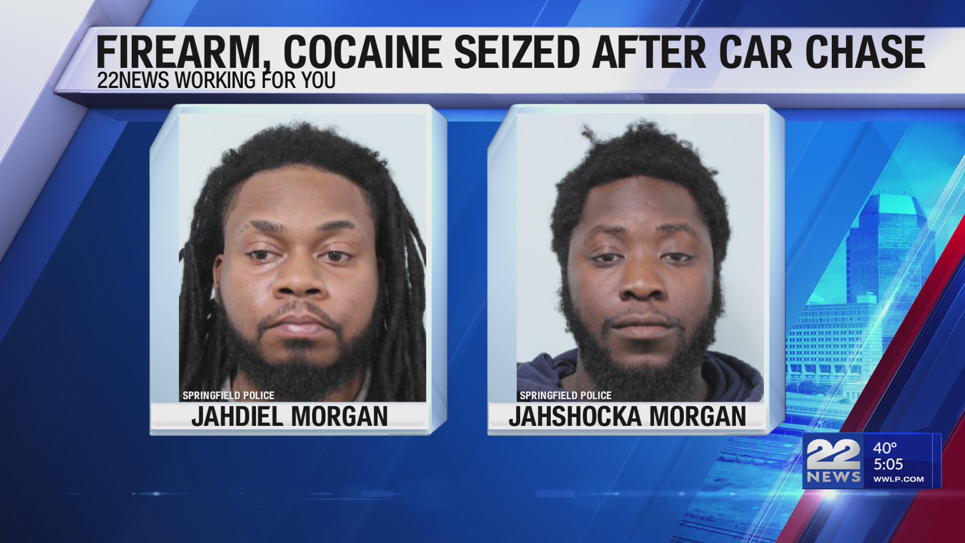 Firearm, cocaine seized after brief car chase in Springfield – WWLP