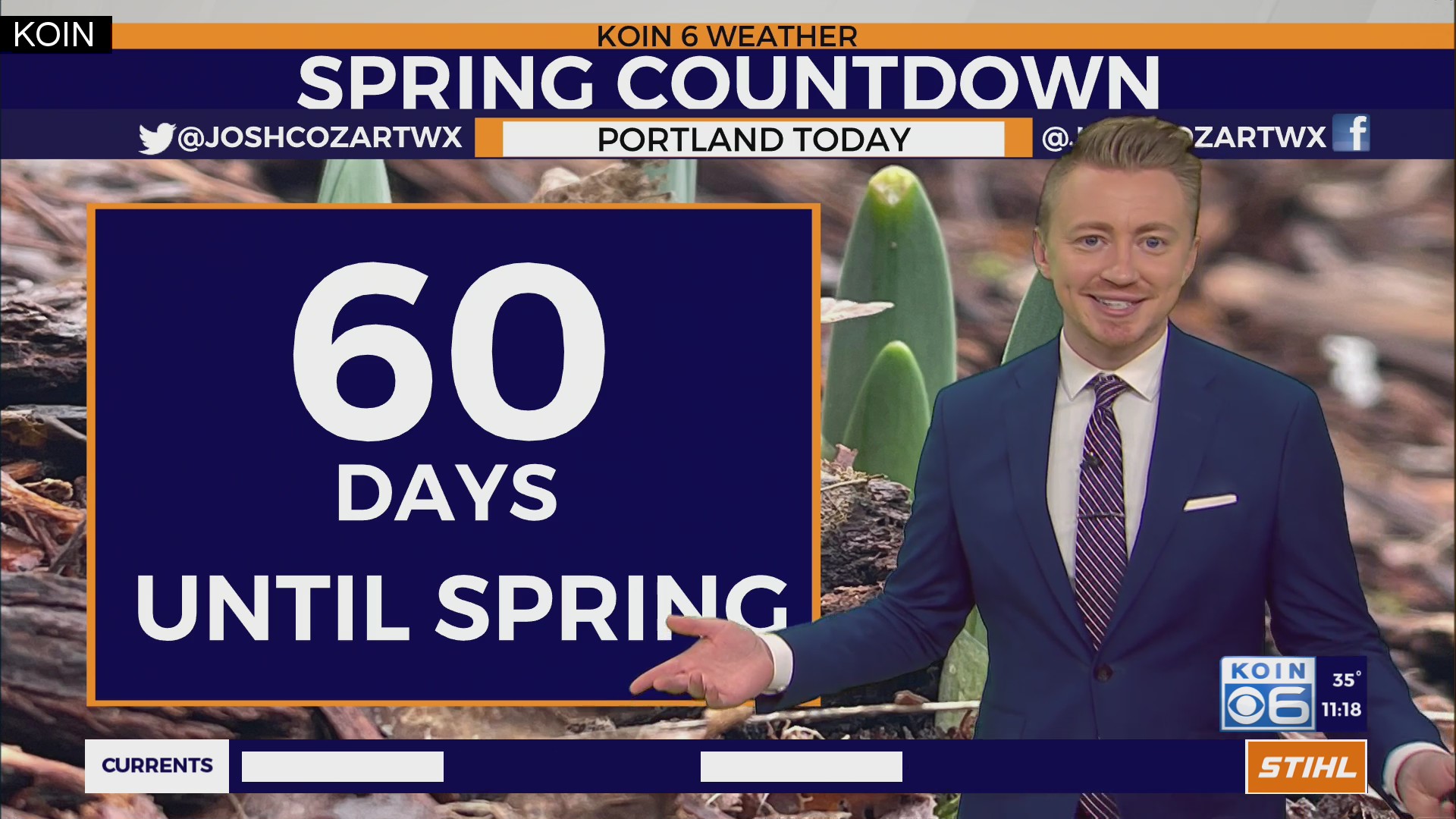 KOIN 6 Weather Forecast as fog returns to Portland