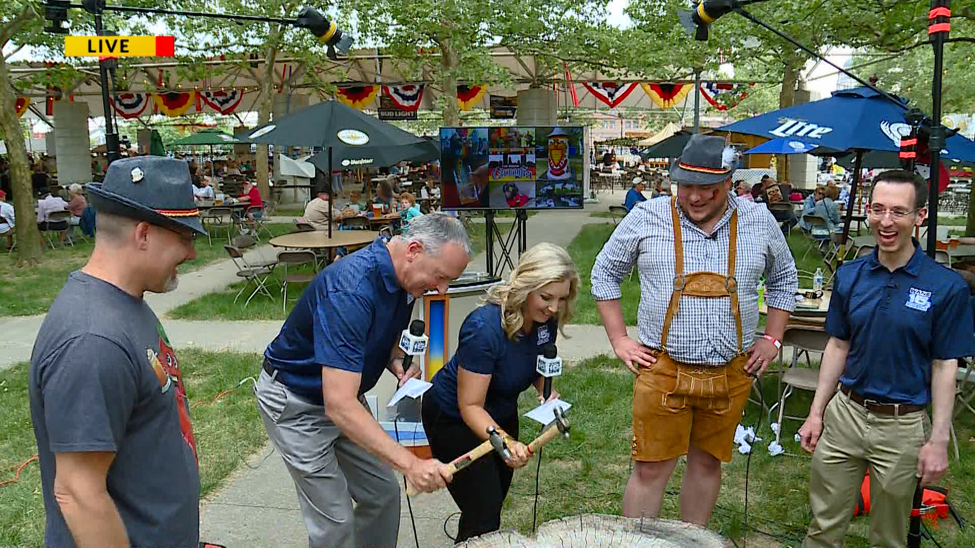 Hammerschlagen at Germanfest WANE 15
