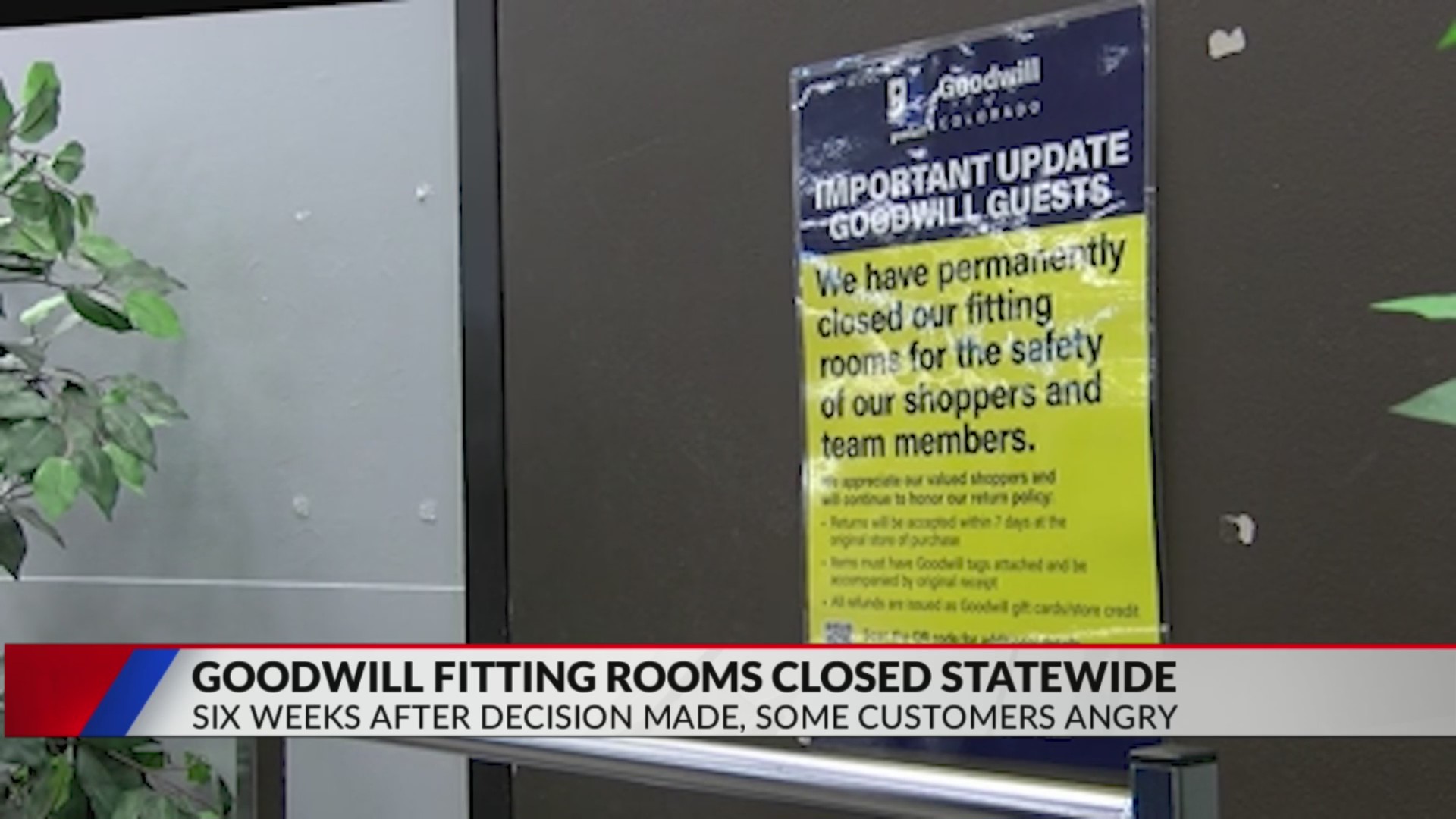 Fitting rooms at Goodwill remain closed FOX31 Denver