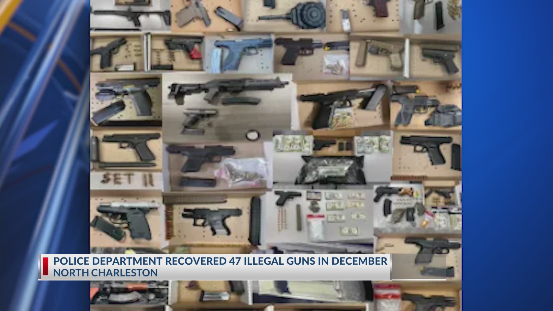 North Charleston Police recover 47 illegal guns in December – WCBD News 2