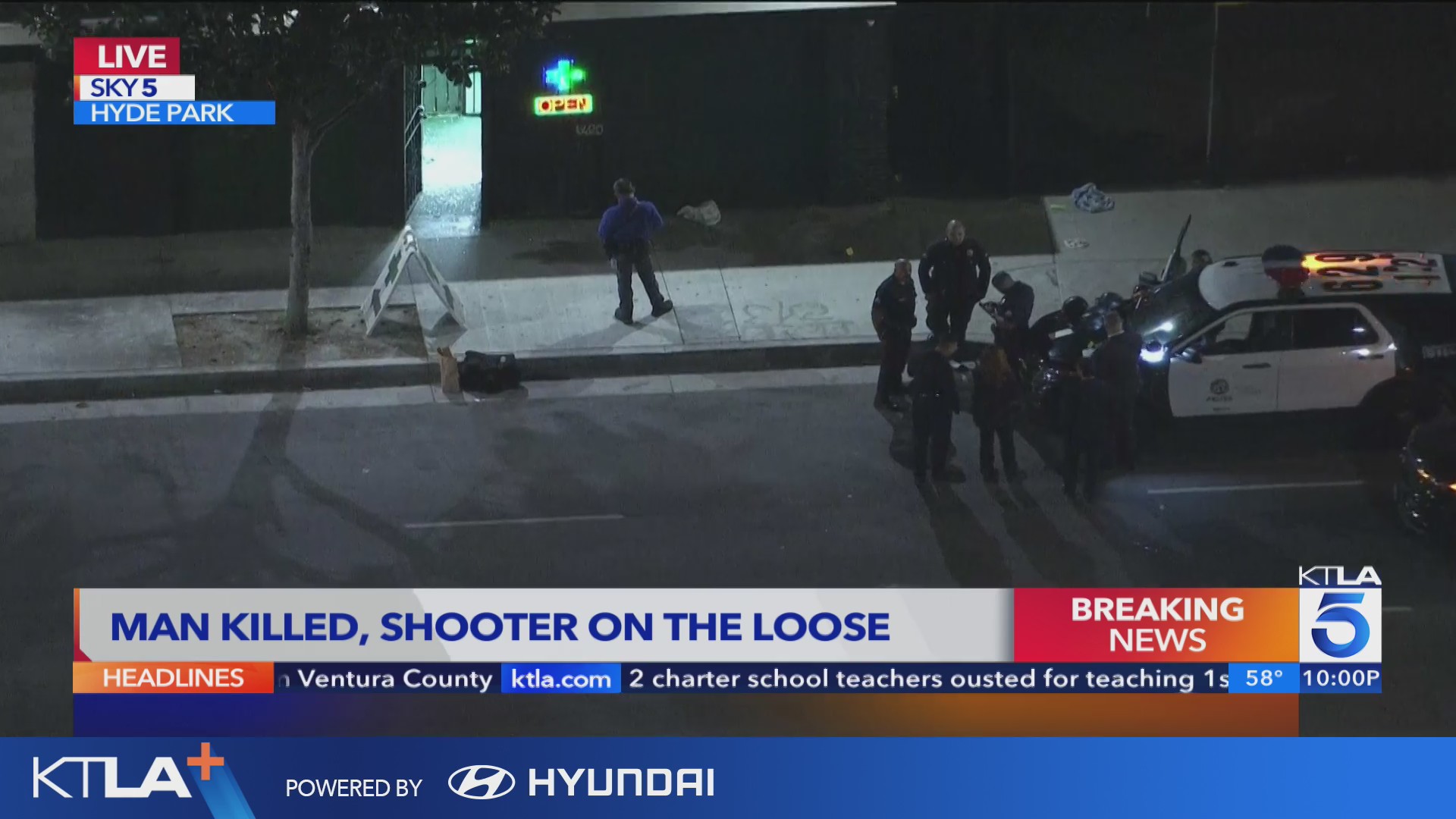 1 dead in South Los Angeles shooting; suspect at large – KTLA