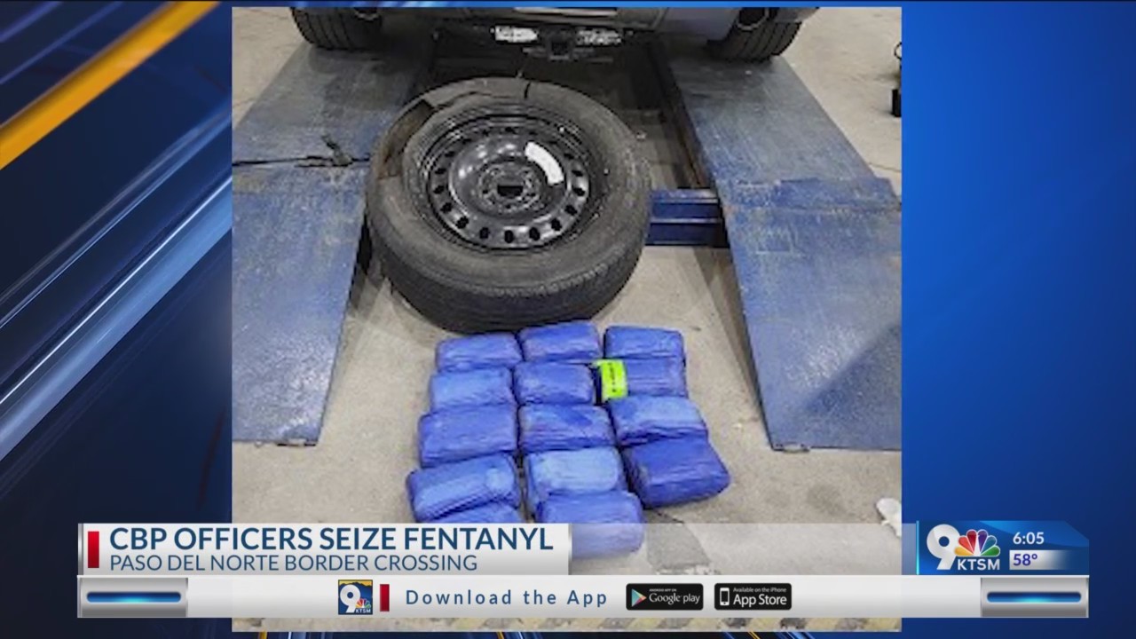 CBP officers seize fentanyl in 3 separate incidents at Paso Del Norte ...