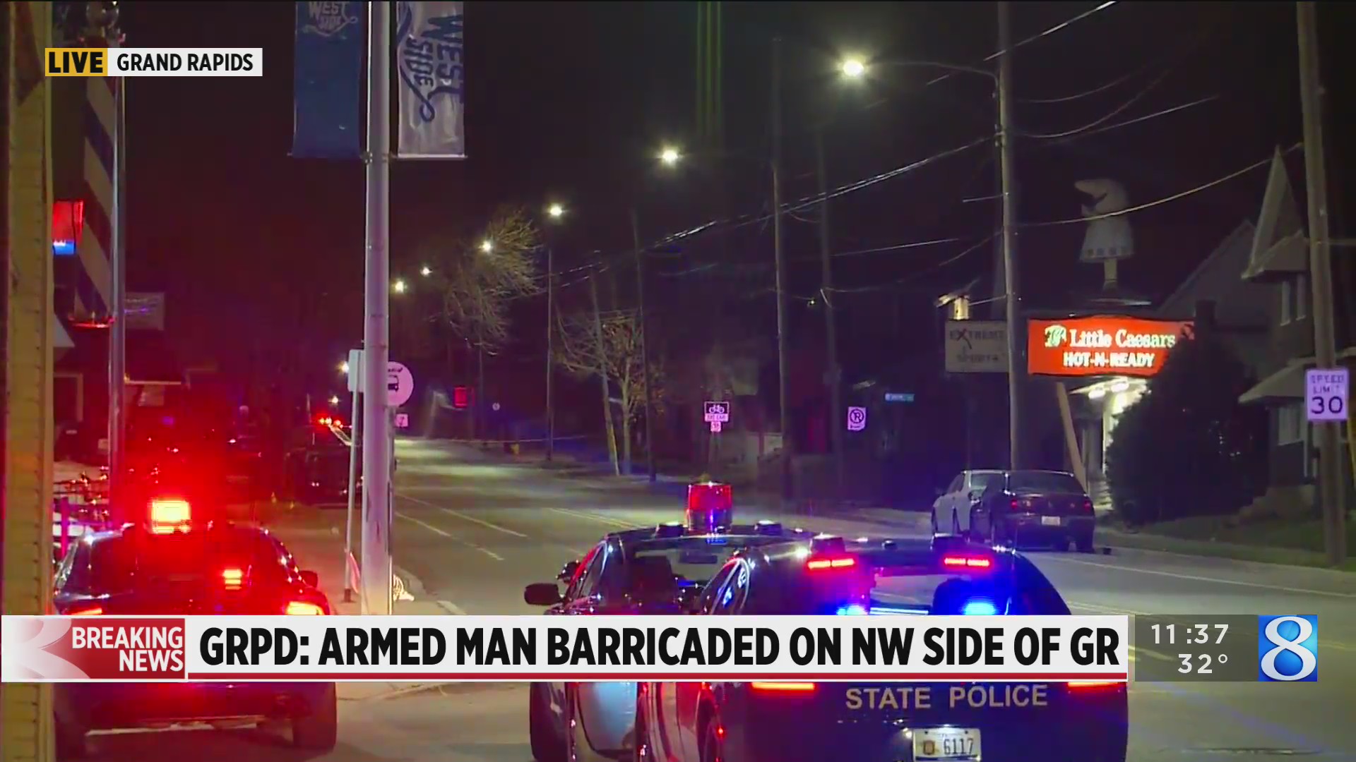 GRPD in standoff with armed, barricaded suspect – WOODTV.com