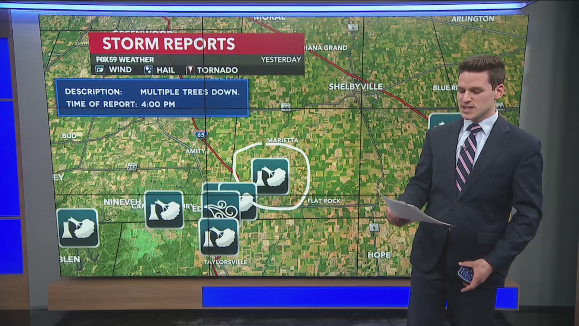 NWS Confirmed three tornadoes from Saturday’s severe weather – Fox 59